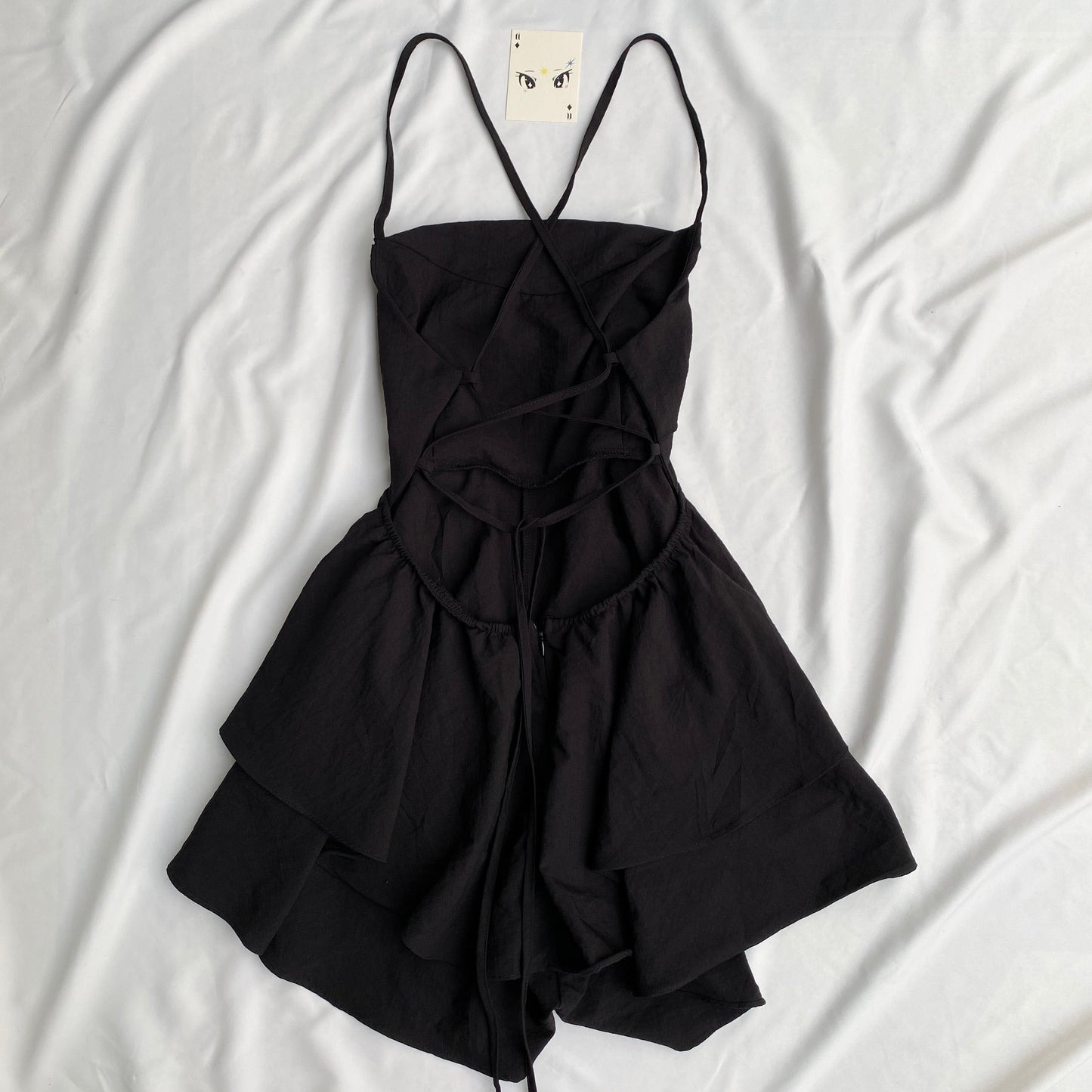 BLACK PLAYSUIT (Bust : 28-32, Upper Waist : 22-26)