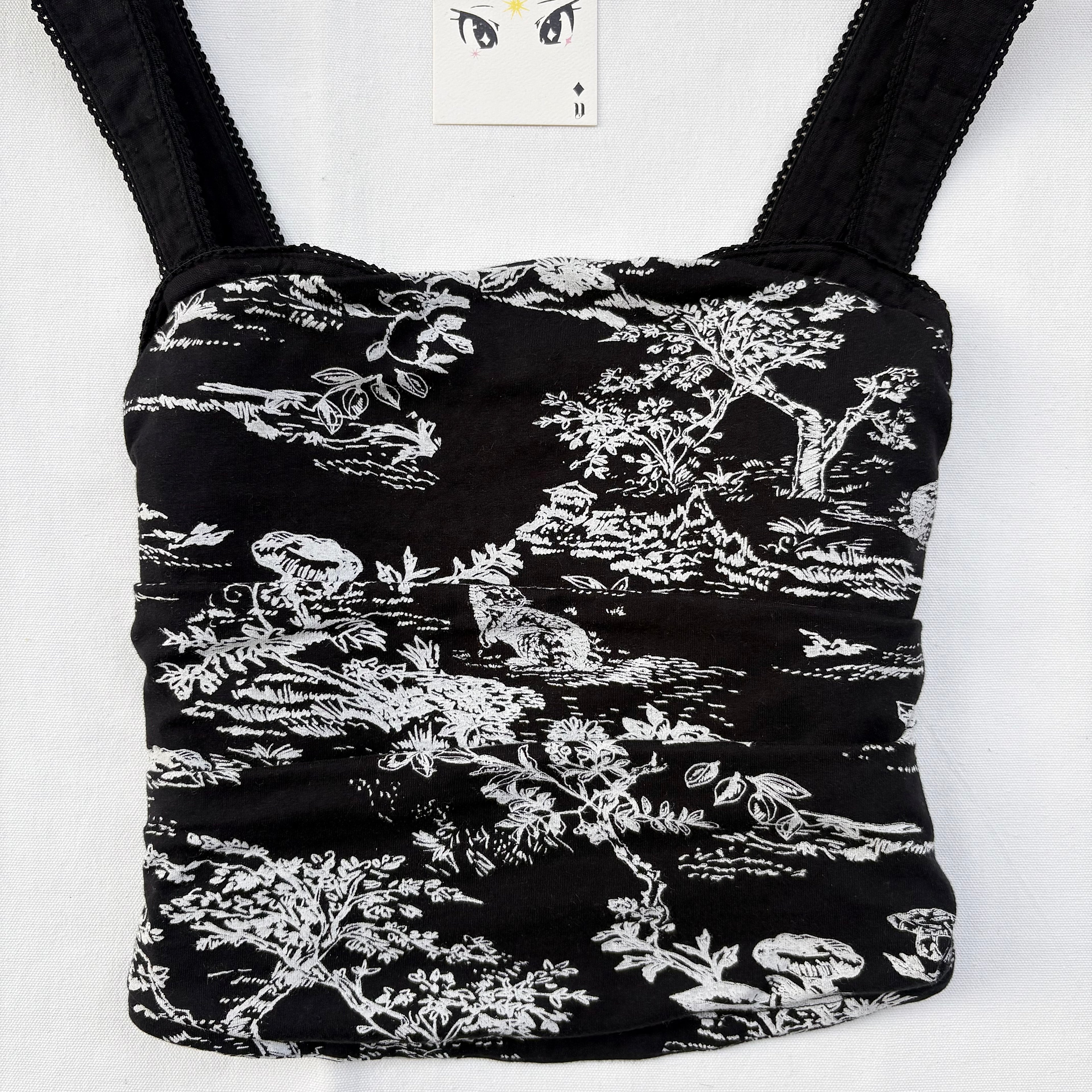 BLACK TOP FROM FREE PEOPLE (Bust : 32-34, Upper Waist : 26-32)