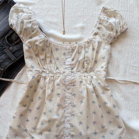 BLUEBELL TOP (Bust : 30-34, Upper Waist : 24-28)