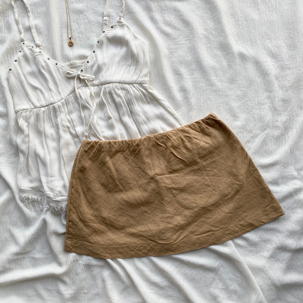 BEIGE SKIRT FROM FREE PEOPLE (Sizes available)