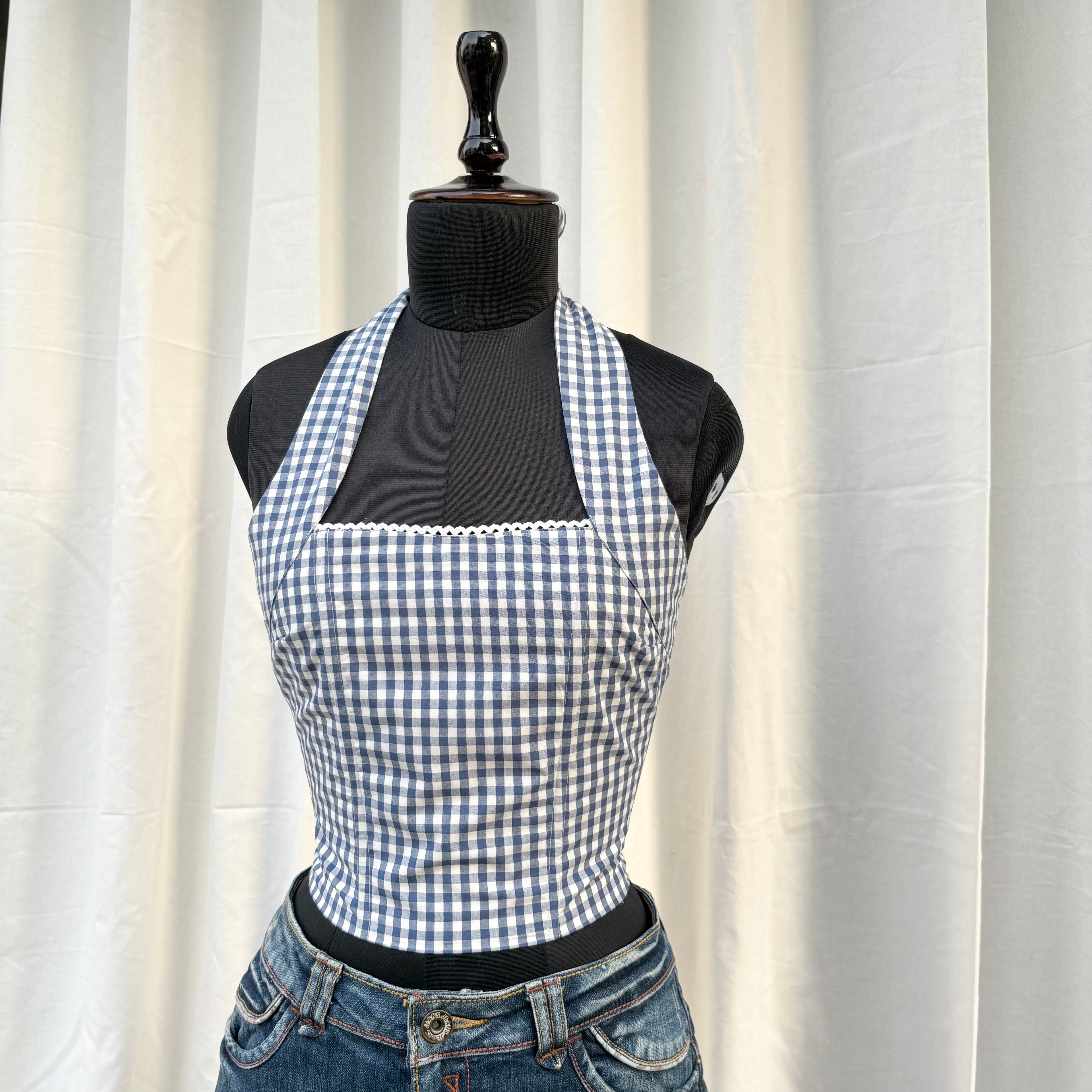 ARANYA in Blue Ghingham