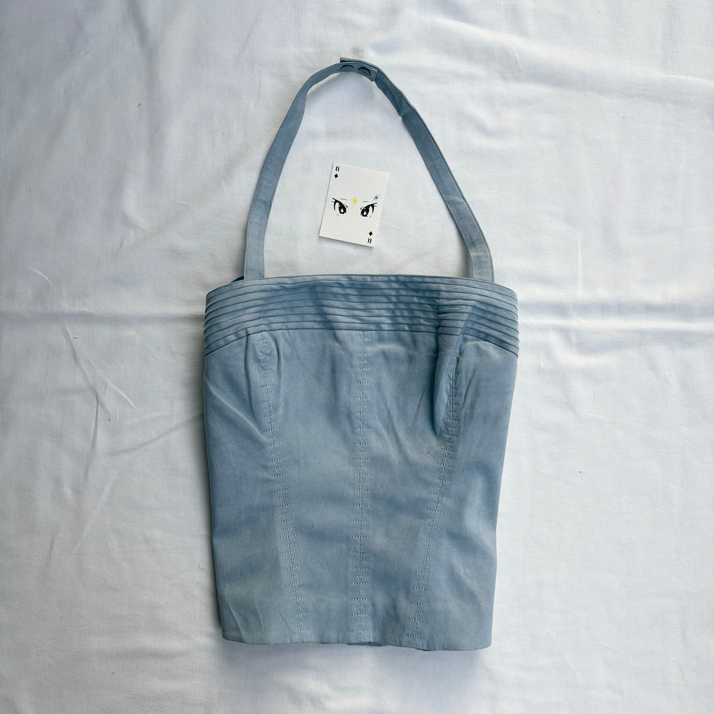 PASTEL BLUE SUEDE CORSET FROM NEXT (Bust : 36-38, Upper Waist : 32-34)