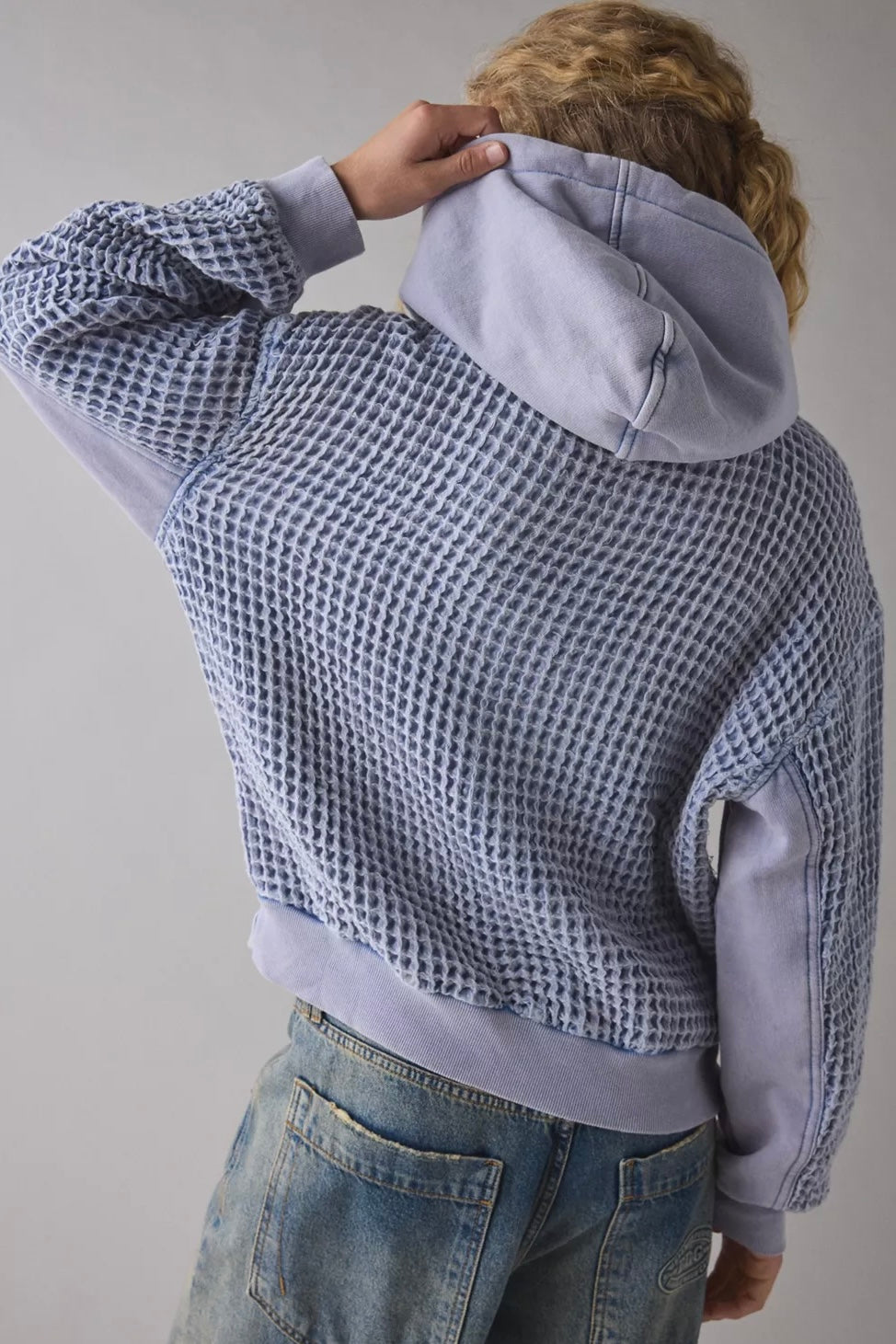 WAFFLE KNIT BLUE FROM URBAN OUTFITTERS (Oversized)