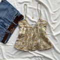 METALLIC THREAD TOP FROM ZARA