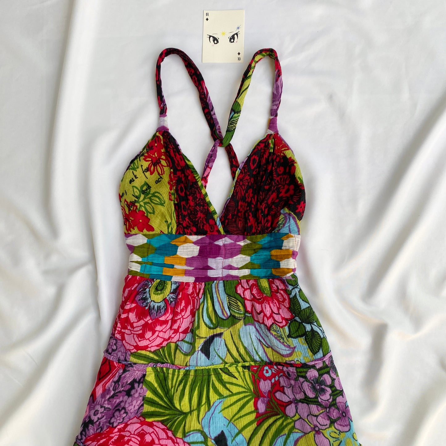 MULTI COLOURED BABYDOLL TOP (Bust : 28-32, Upper Waist : 24-26)