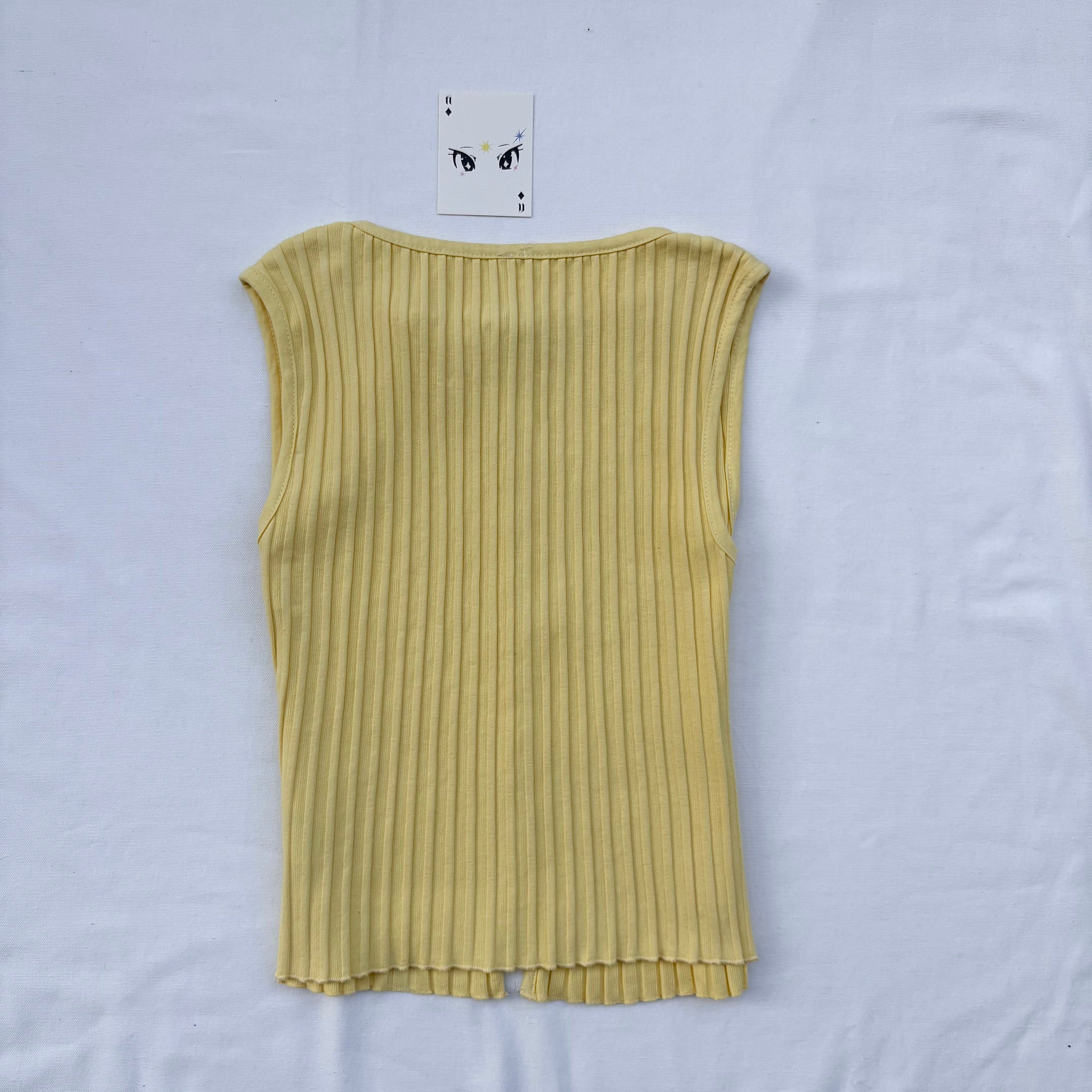 YELLOW  TOP FROM FREE PEOPLE (Bust : 30-34, Upper Waist : 26-36)