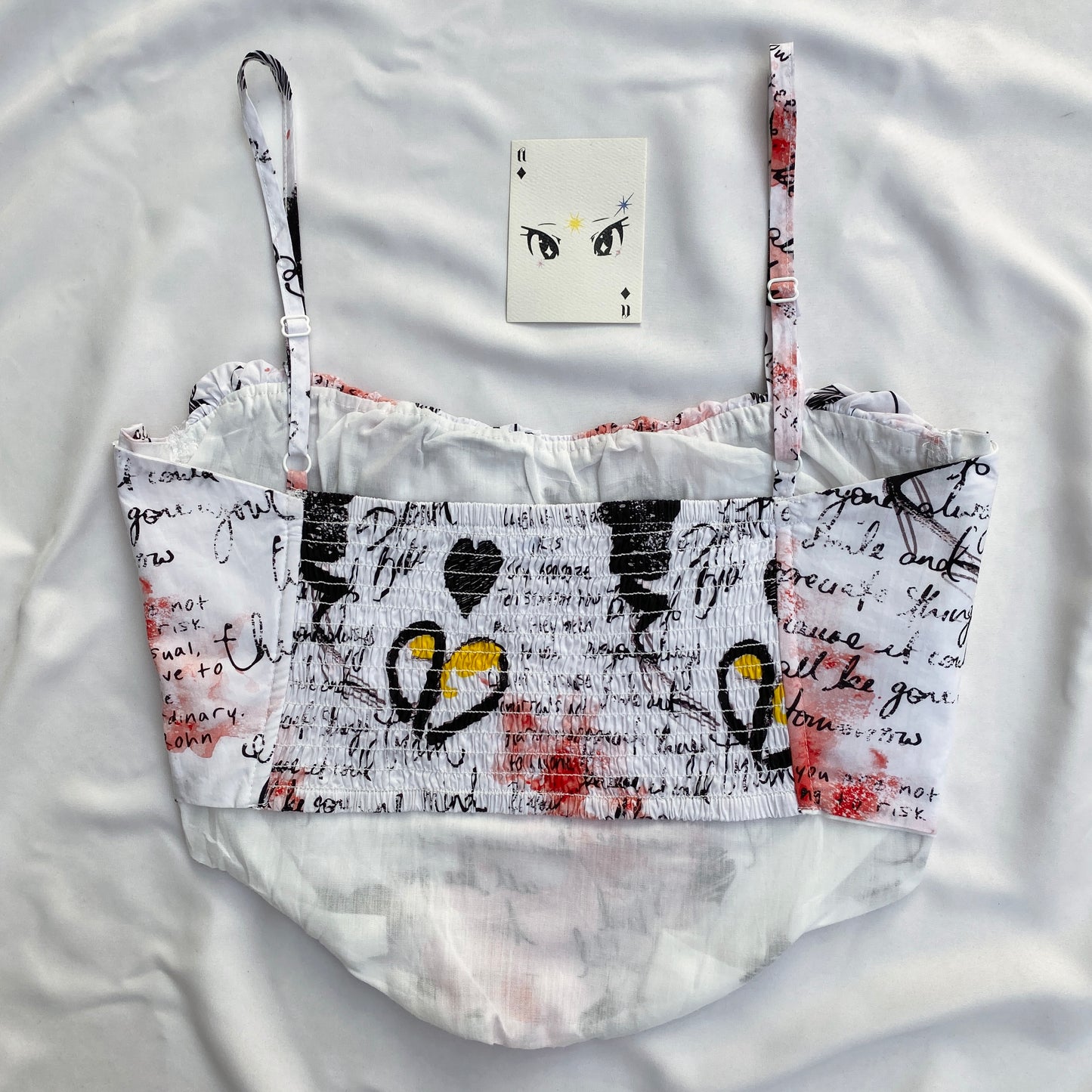 GRAFFITI CORSET (Bust : 36-38, Upper Waist : 32-34)