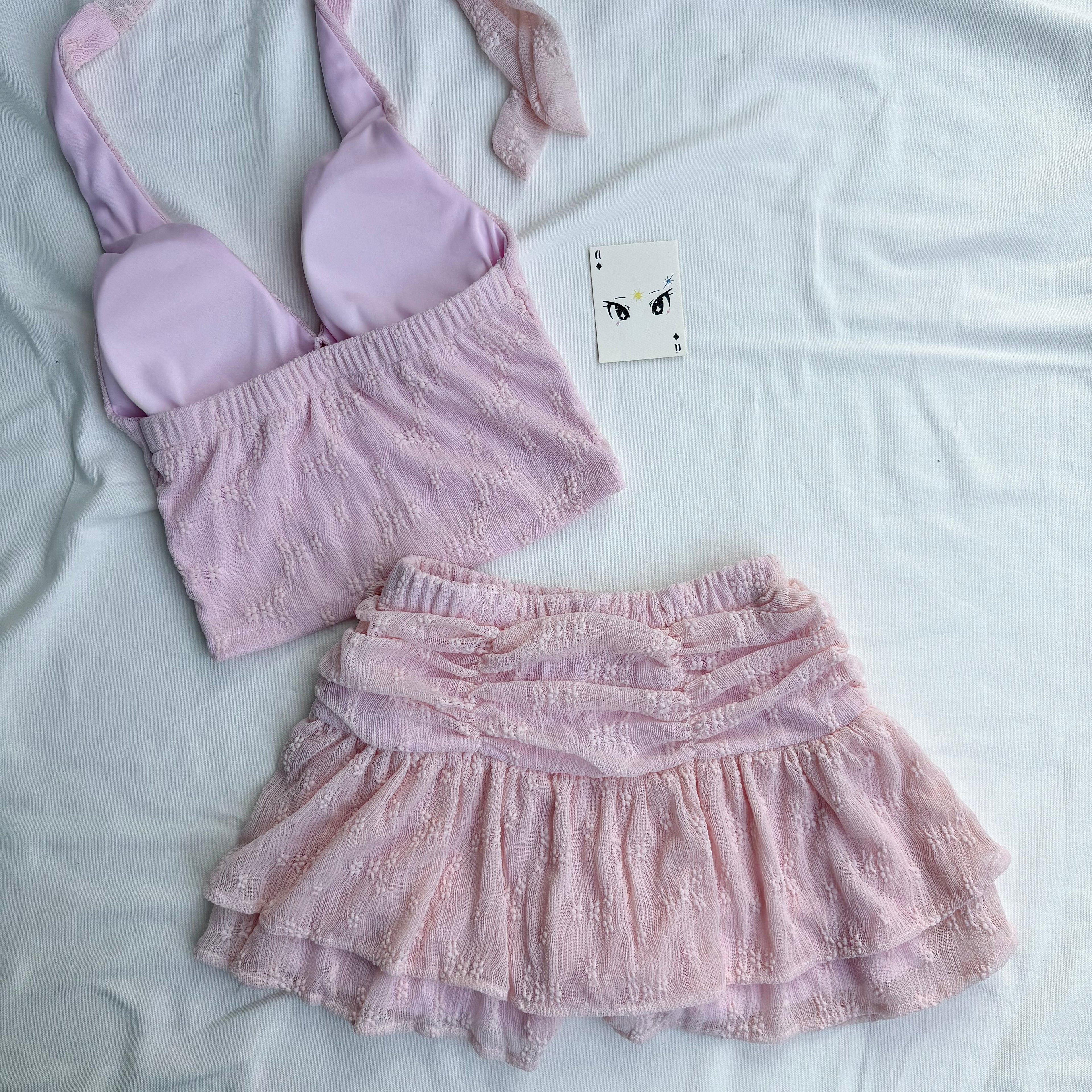 PINK SET (Bust : 28-32, Upper Waist : 22-28)