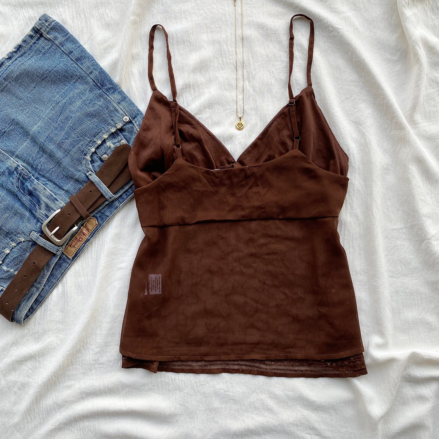 CELESTE TOP in Chocolate Brown (Sizes available)
