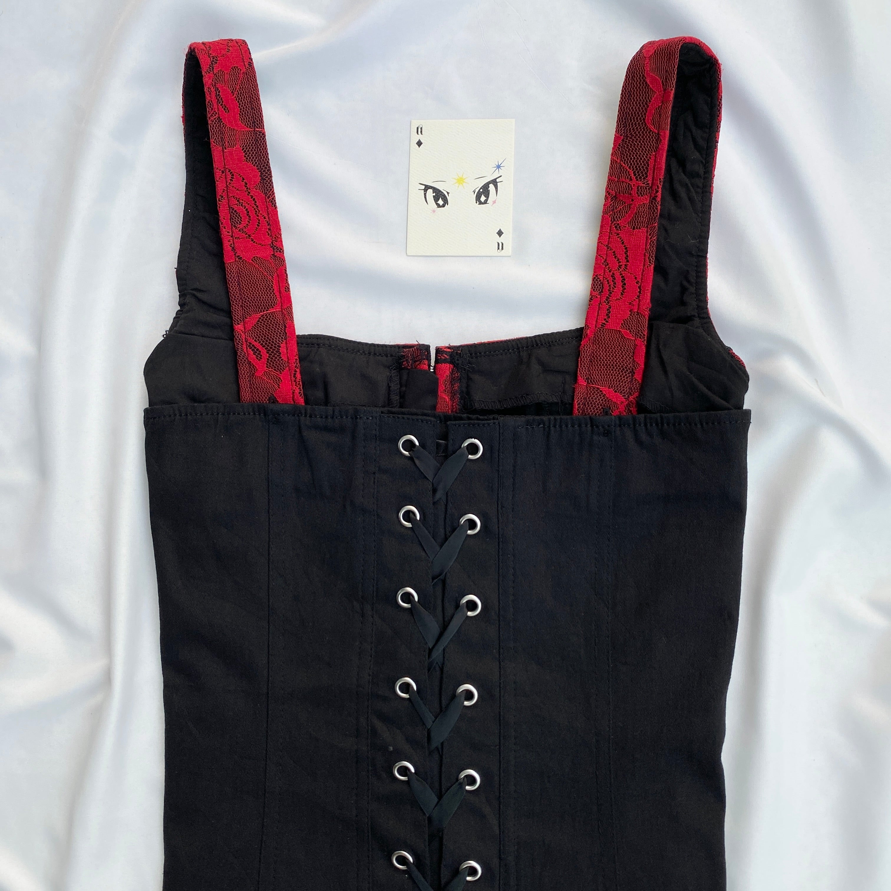 GOTH CORSET (Bust : 34-36, Upper Waist : 28-32)