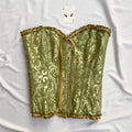 GREEN CORSET (Bust : 40-44, Upper Waist : 36-40)