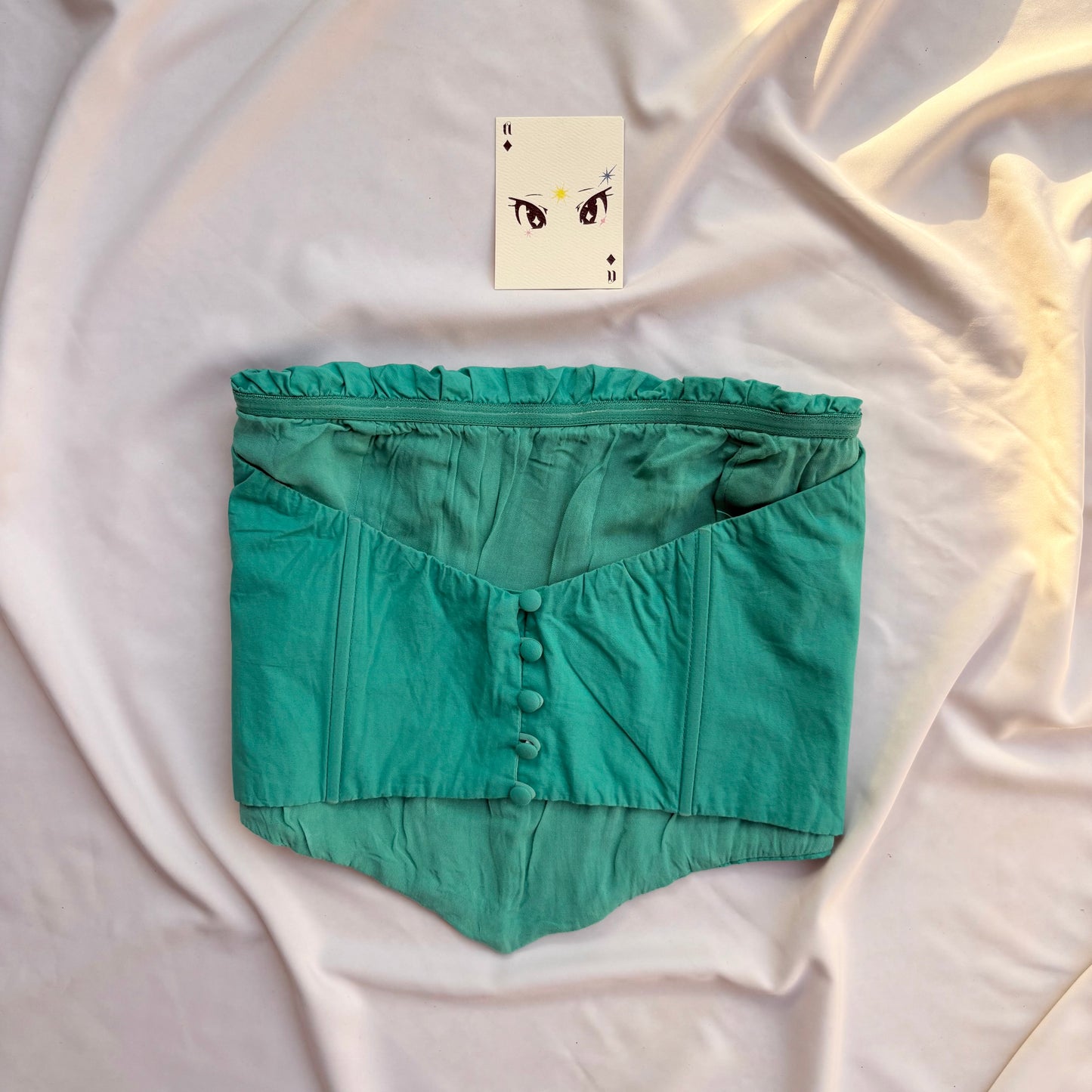 TEAL CORSET FROM PRINCESS POLLY (Bust : 34-36, Upper Waist : 30-32)