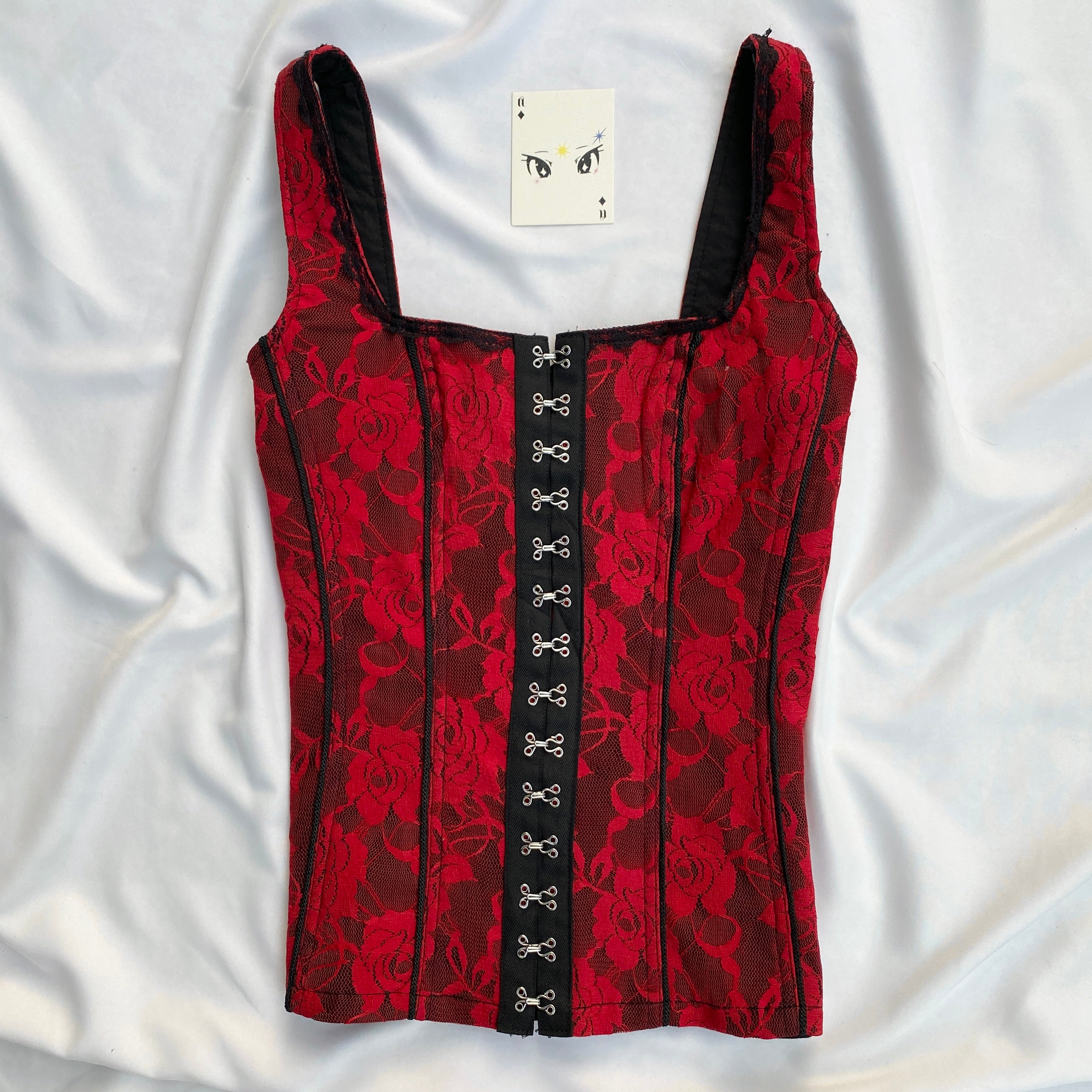 GOTH CORSET (Bust : 34-36, Upper Waist : 28-32)