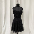 BLACK LACE DRESS (Bust : 30-34, Upper Waist : 28-32)