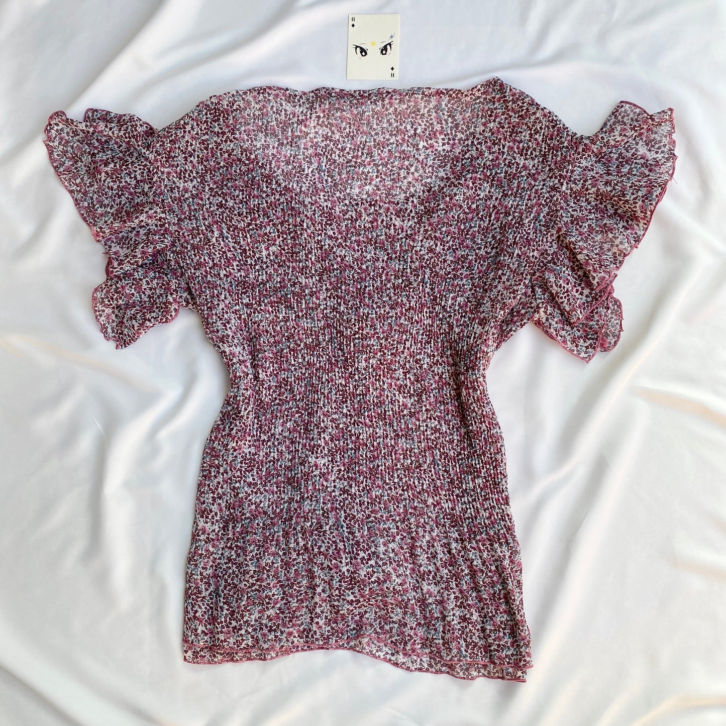 FLORAL SHRUG TOP (Bust : 36-40, Upper Waist : 30-36)