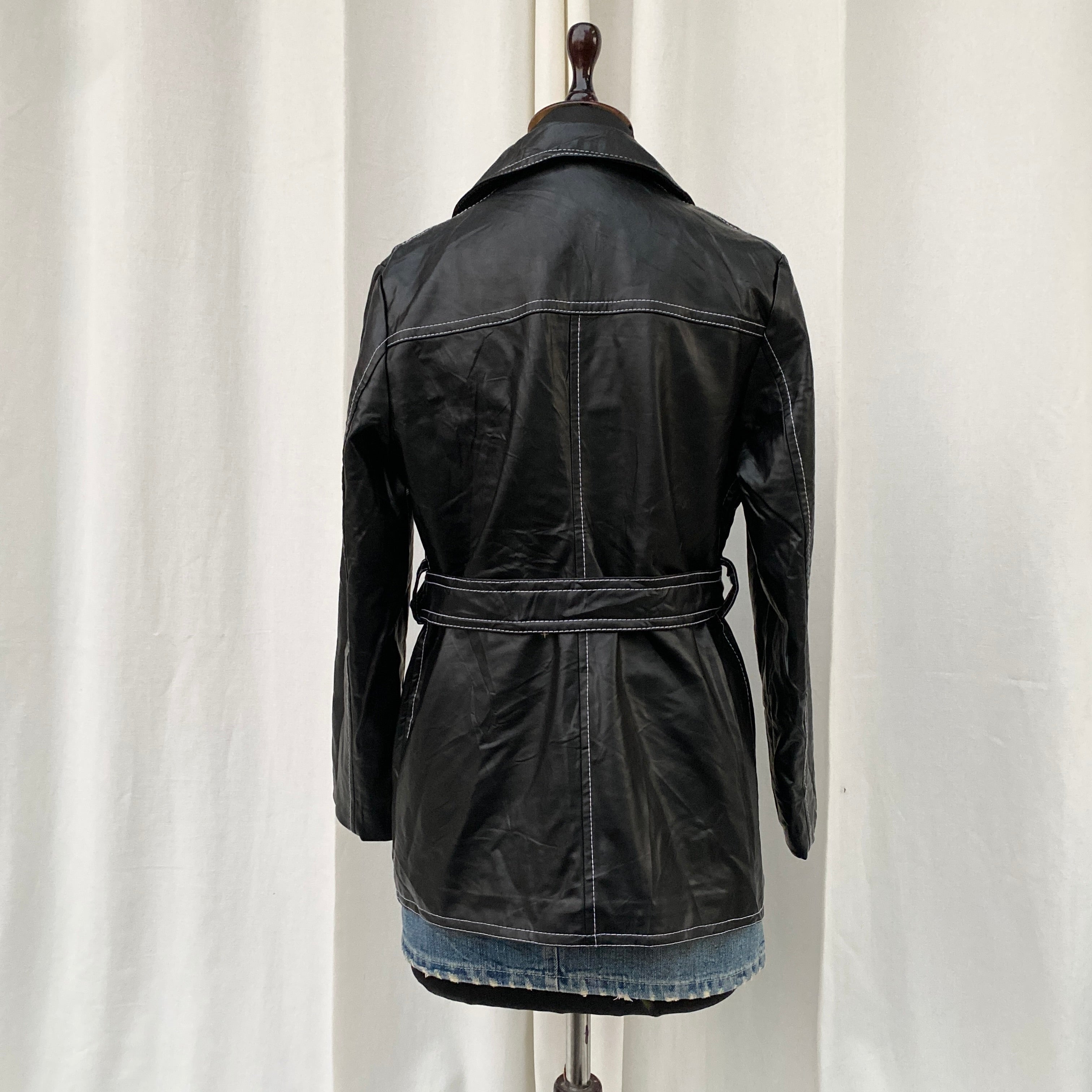 FAUX LEATHER JACKET (XS/S/M Adjustable)