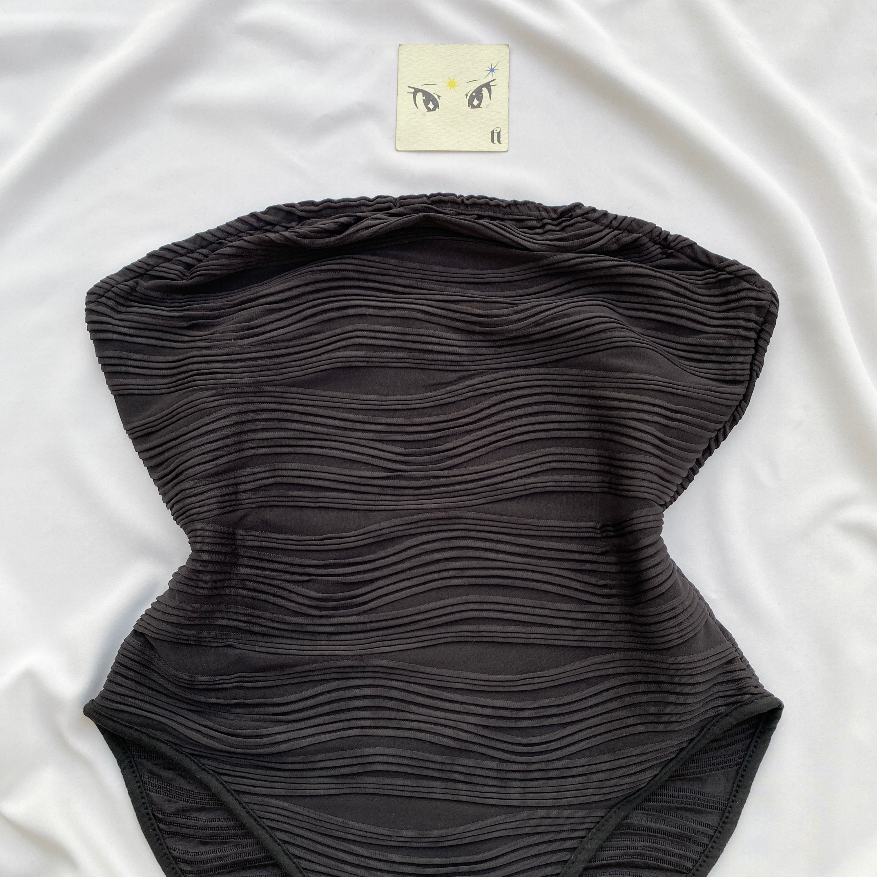 BLACK BODYSUIT (Bust : 30-34, Upper Waist : 28-32)