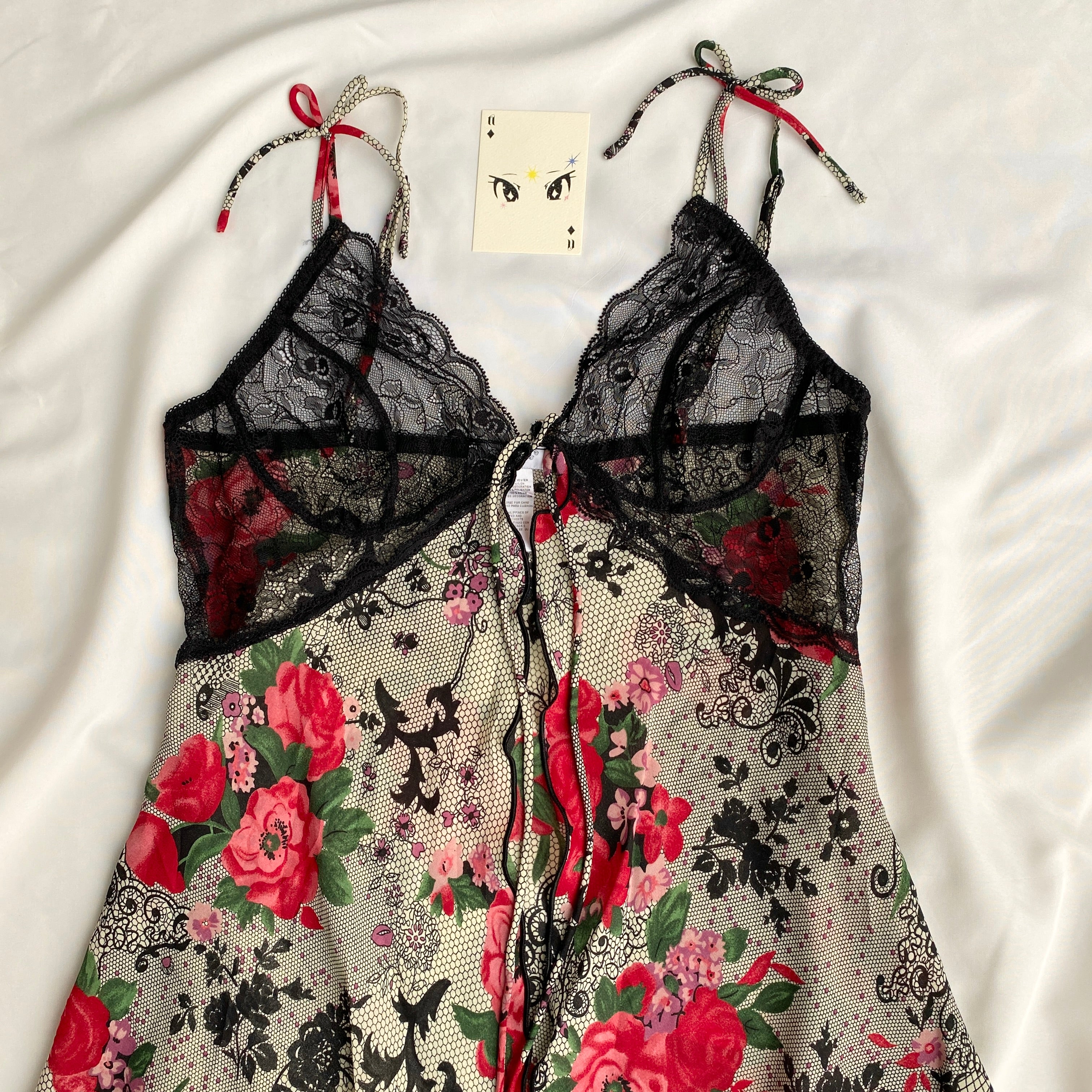 FLORAL BABYDOLL TOP (Bust : 30-34, Upper Waist : Free)