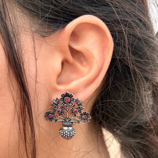 FLOWER POT EARRINGS