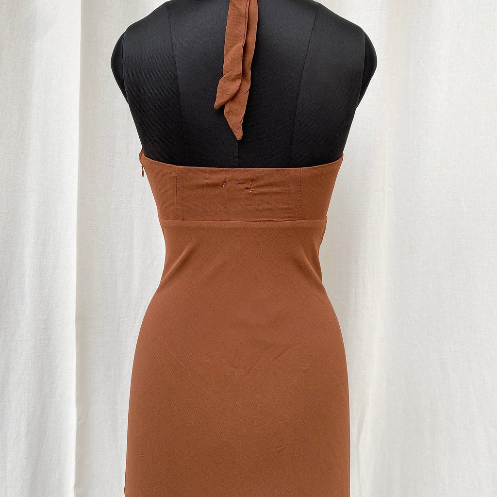 BROWN EMBROIDERED DRESS FROM URBAN OUTFITTERS (Multiple sizes available)