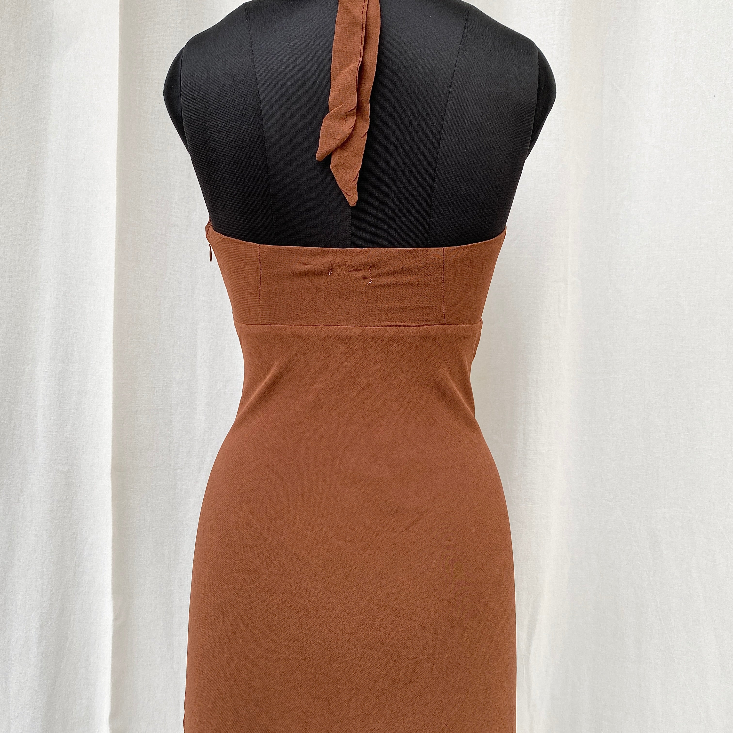 BROWN EMBROIDERED DRESS FROM URBAN OUTFITTERS (Multiple sizes available)