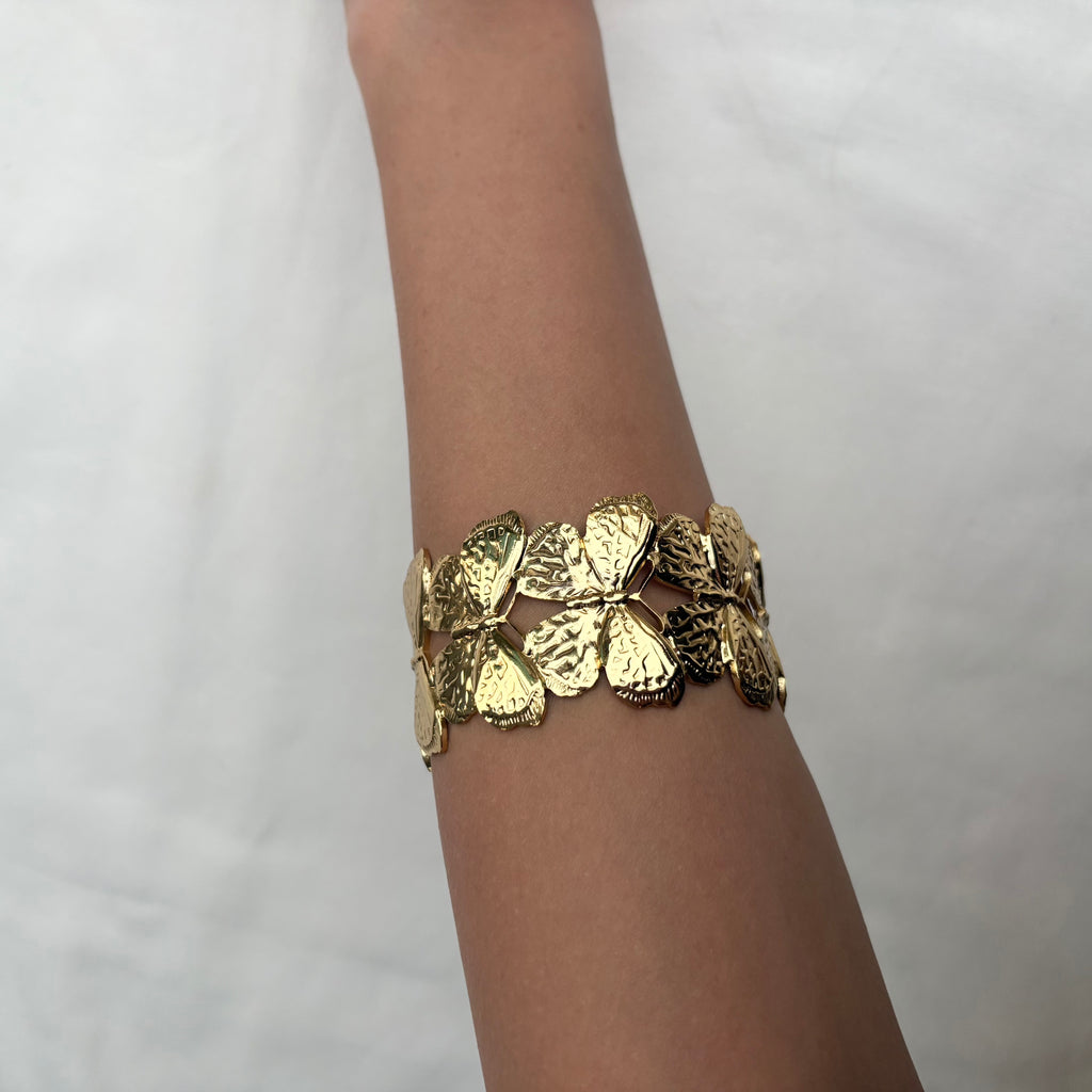 BUTTERFLY GOLD CUFF
