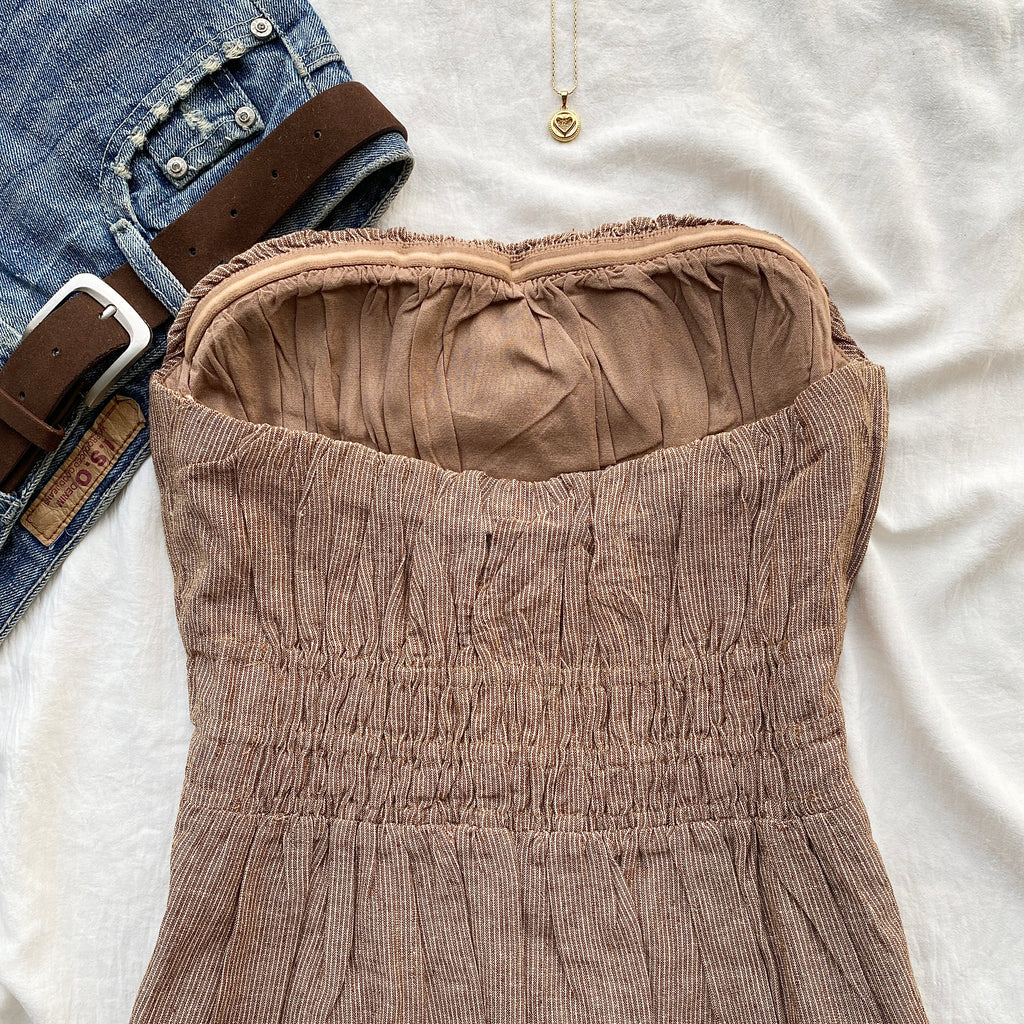 STRIPED TUBE TOP FROM ANTHROPOLOGY (Sizes available)