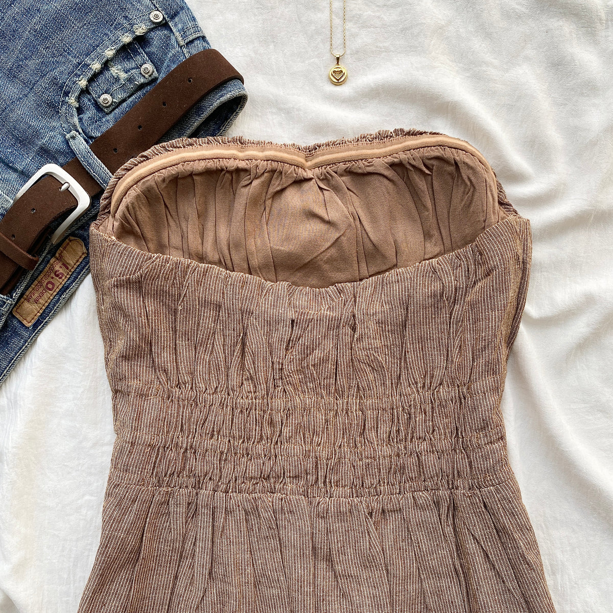 STRIPED TUBE TOP FROM ANTHROPOLOGY (Sizes available)
