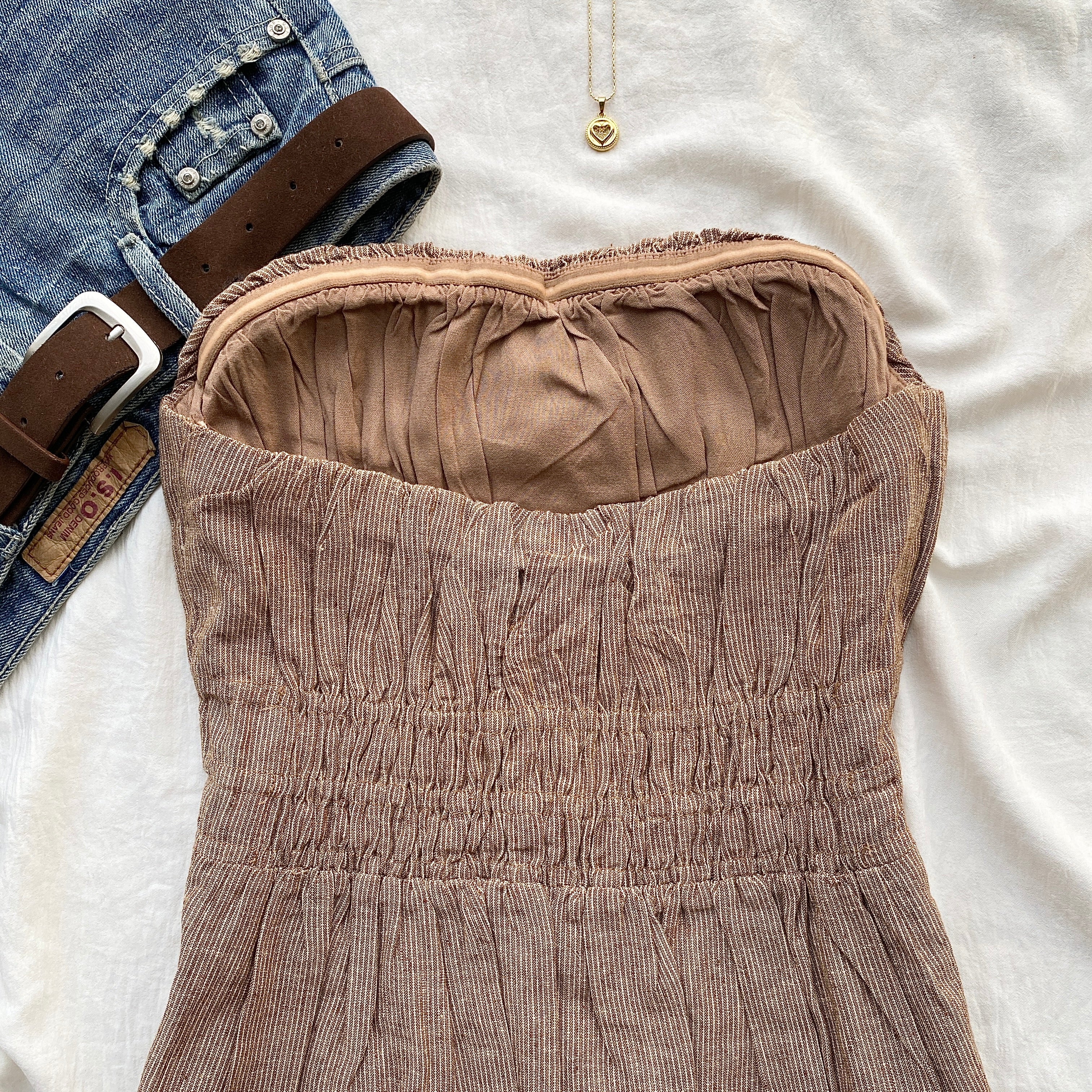 STRIPED TUBE TOP FROM ANTHROPOLOGY (Sizes available)