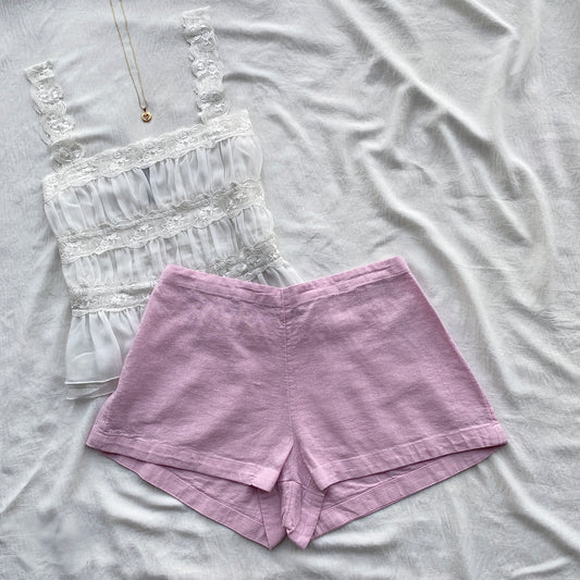PINK MINI SHORTS FROM FREE PEOPLE (S)