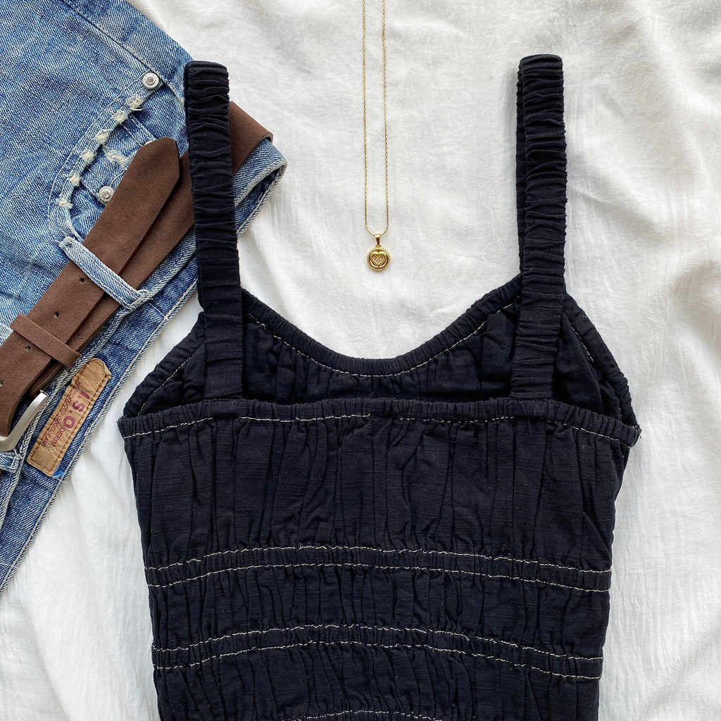 BLACK TOP (Bust : 32-34, Upper Waist : 26-32)