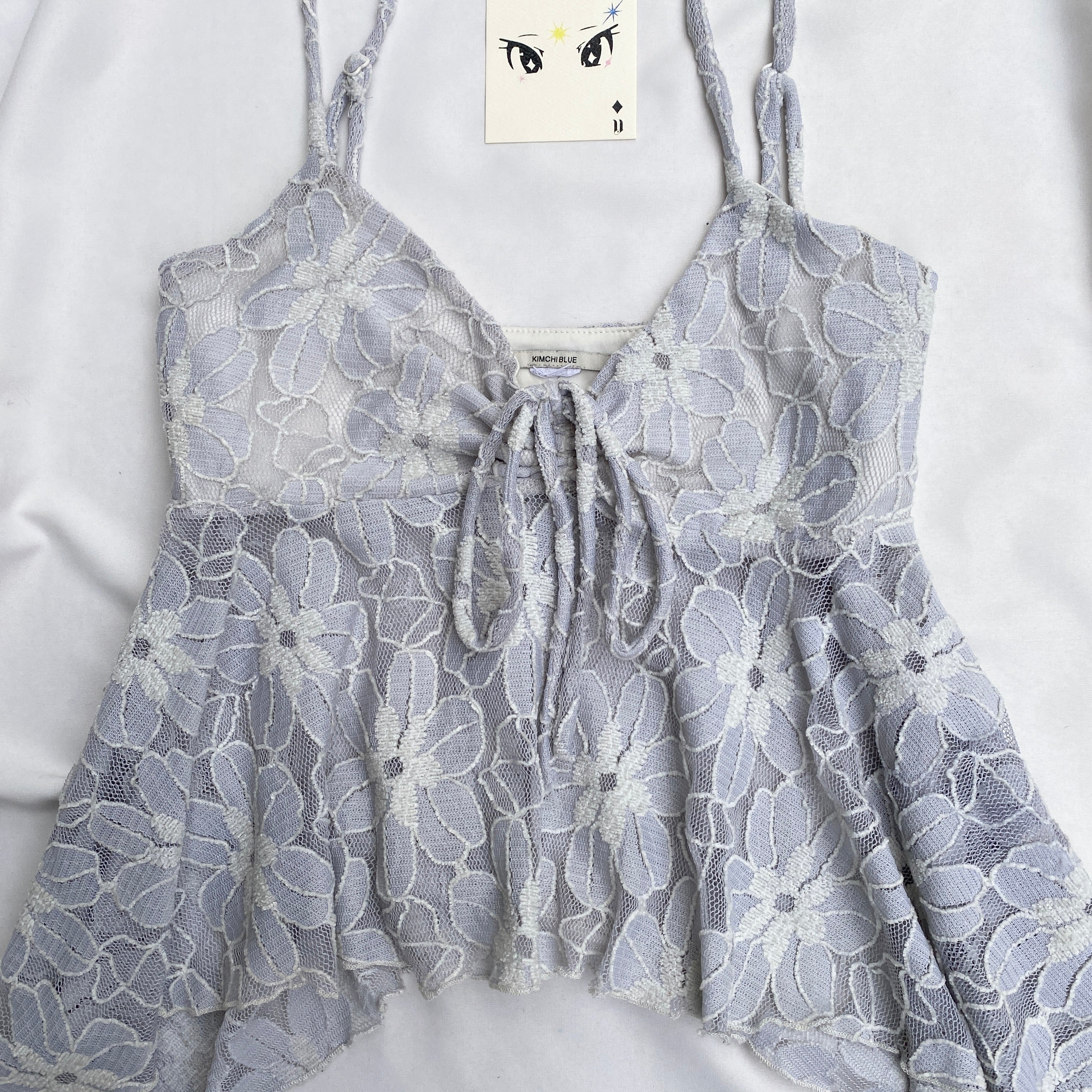 LACE BABYDOLL TOP FROM URBAN OUTFITTERS  (Bust : 34-36, Upper Waist : Free)