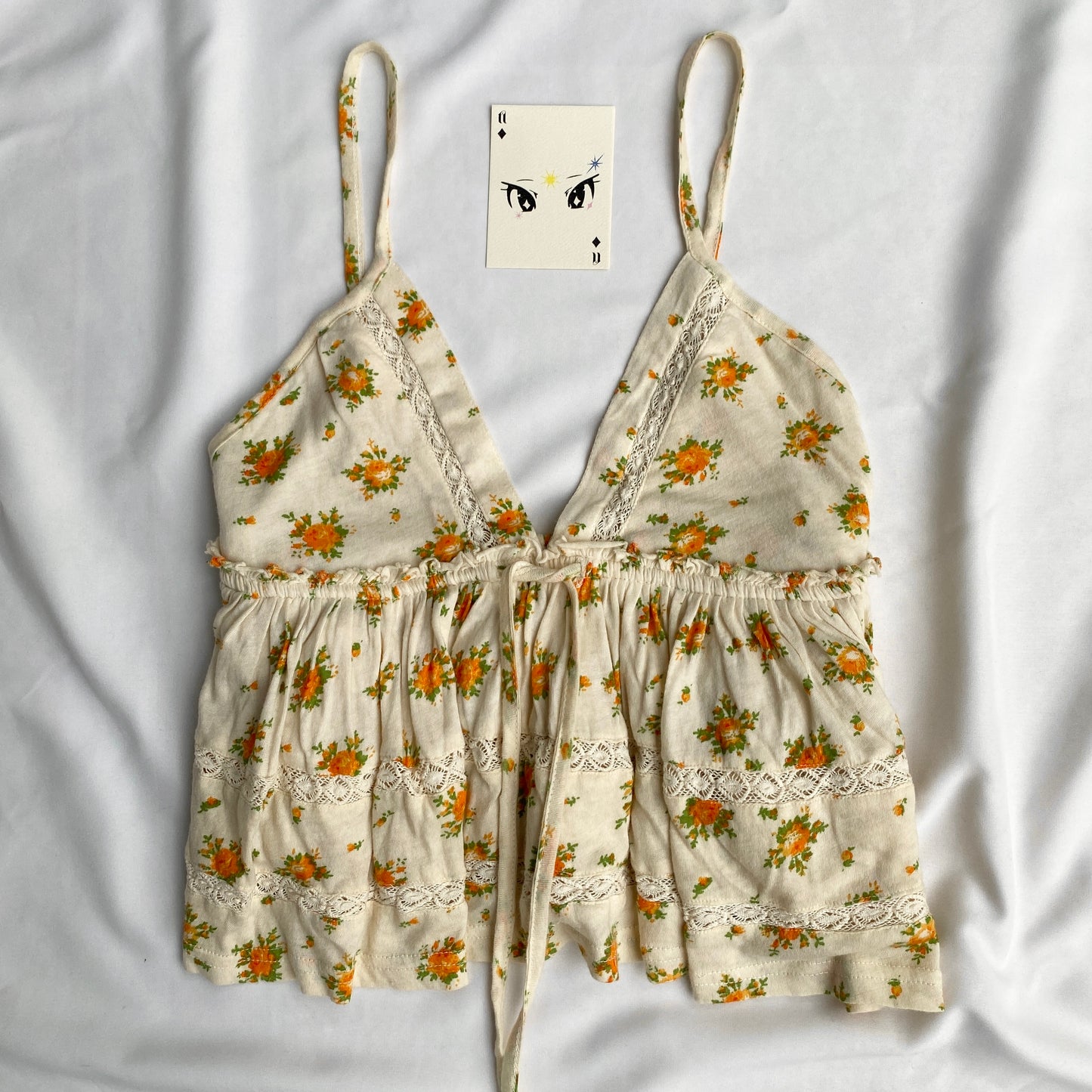 FLORAL BABYDOLL TOP FROM URBAN OUTFITTERS (Two sizes available)