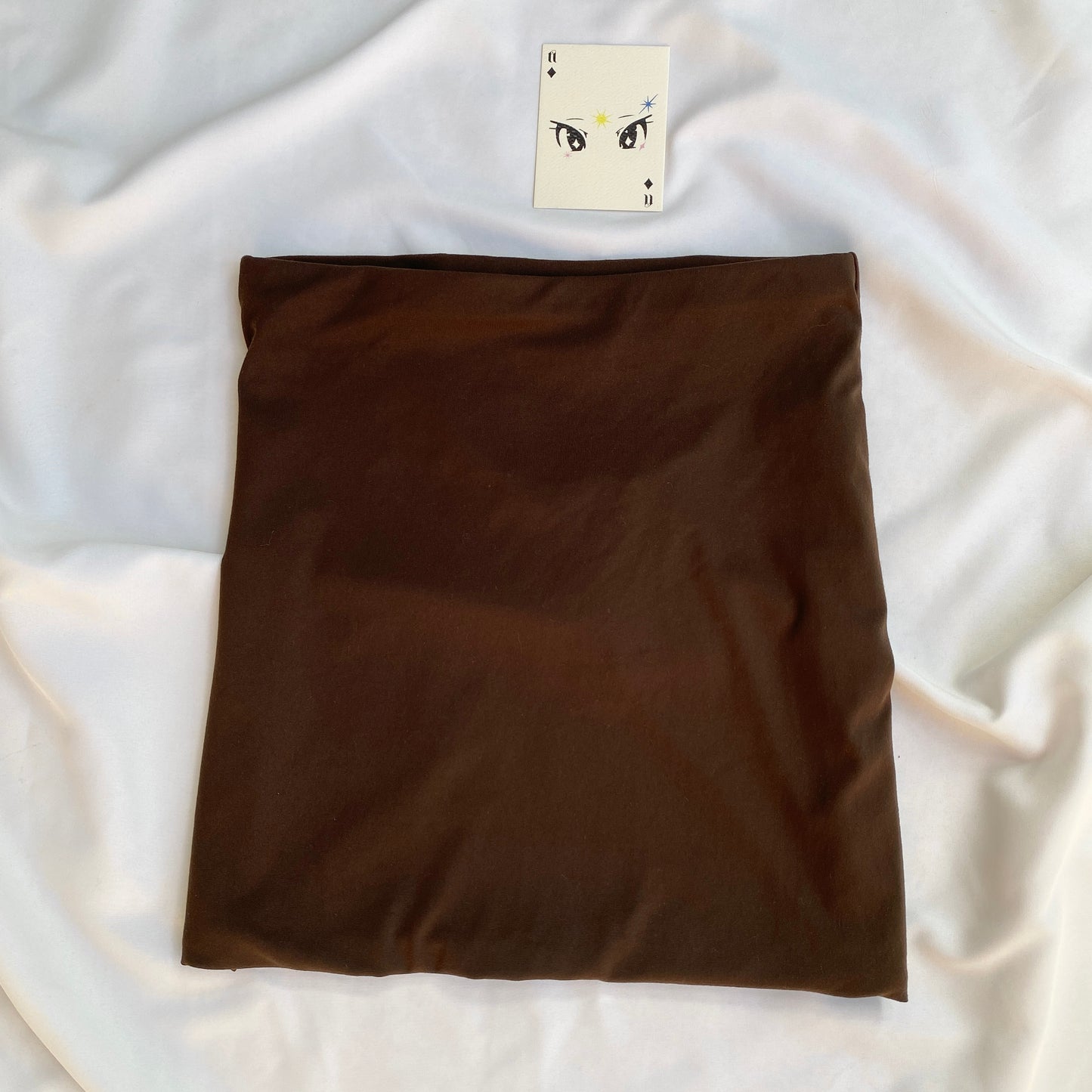 SUPERSOFT BROWN SKIRT FROM GLASSONS (Waist : 23-26)