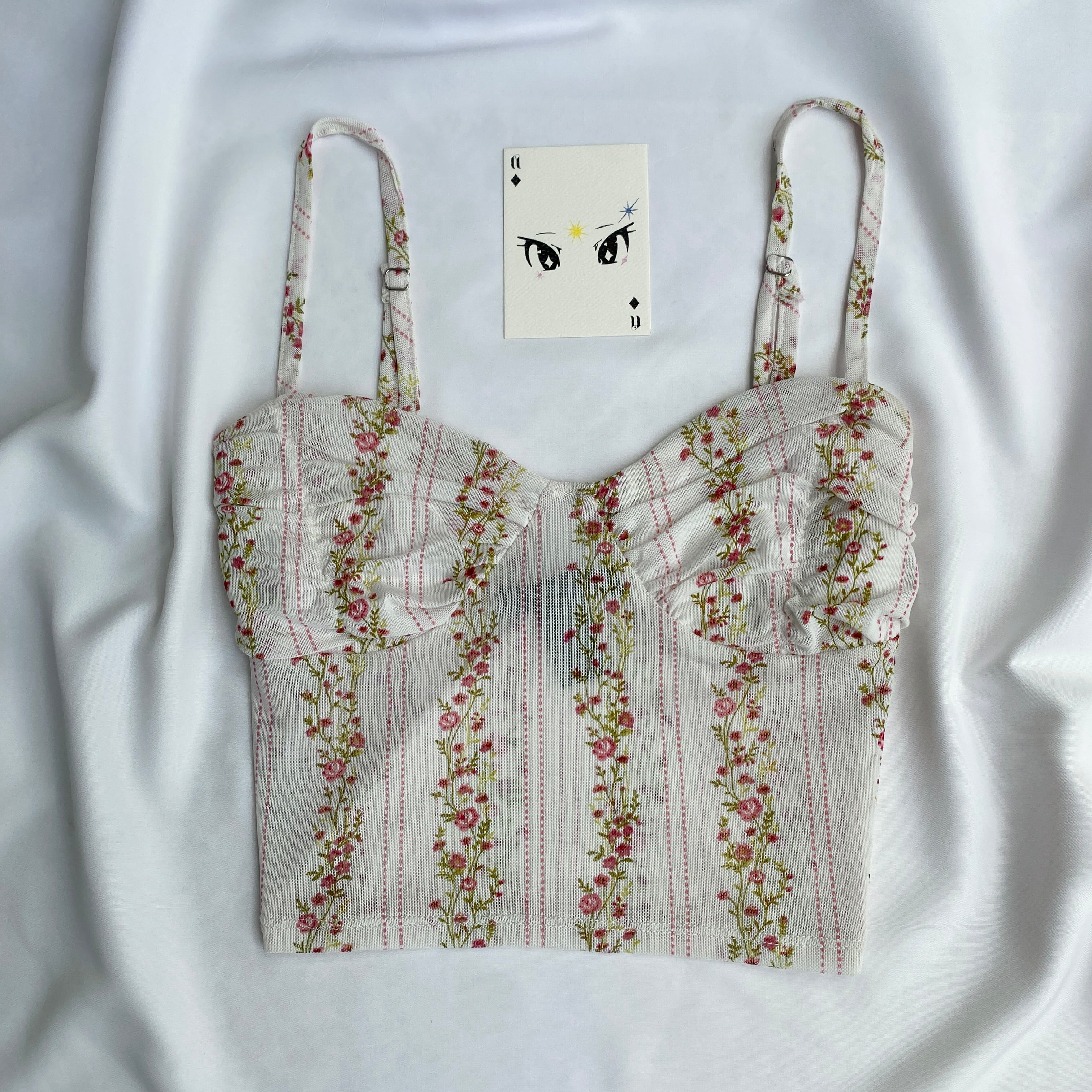 FLORAL TOP (Bust : 30-34, Upper Waist : 24-28)