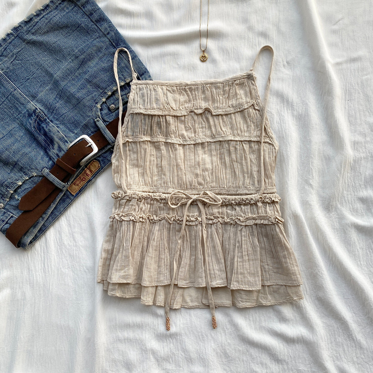 OFF WHITE TOP FROM FREE PEOPLE (Sizes available)
