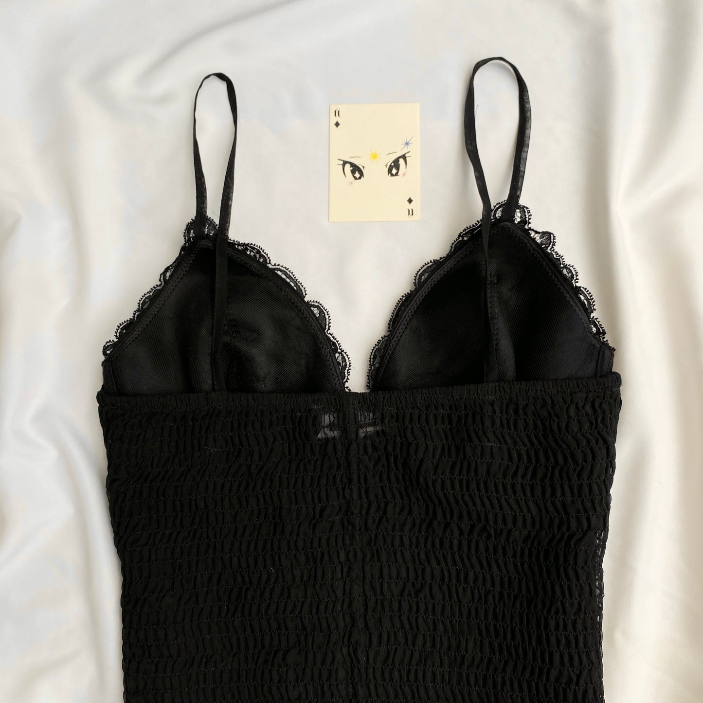 BLACK LACE CORSET (Bust : 34-36, Upper Waist : 28-30)