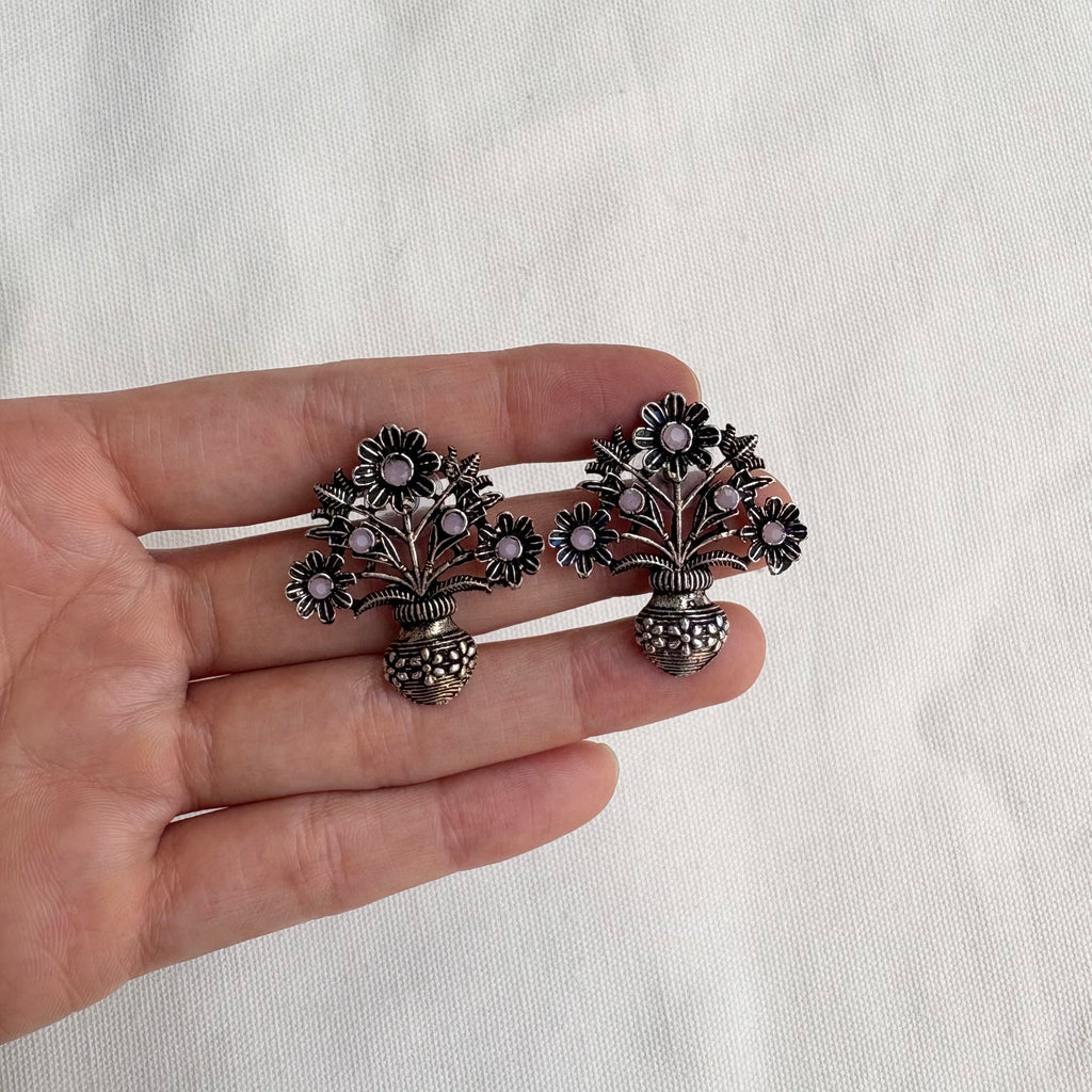FLOWER POT EARRINGS