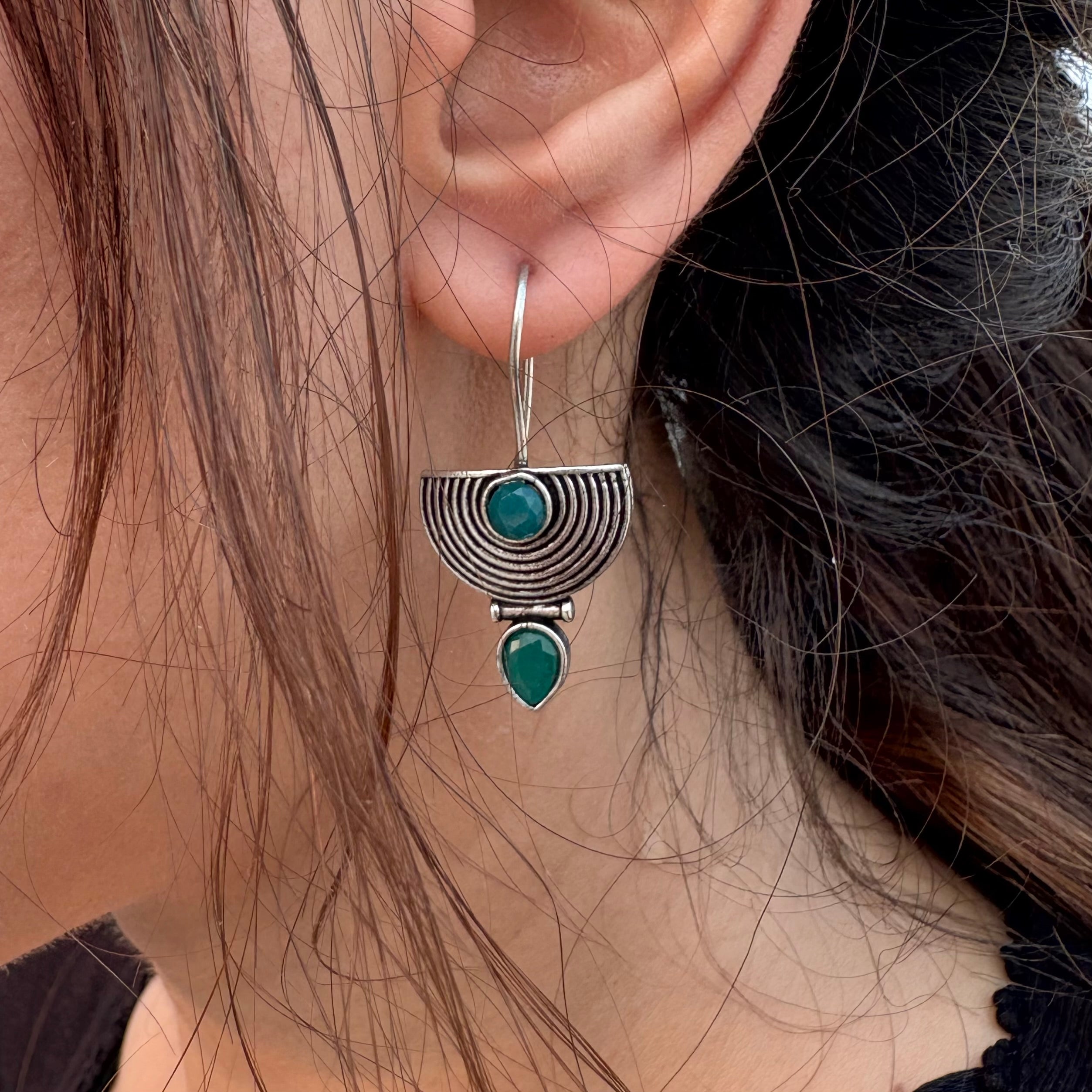 HALF SPIRAL EARRINGS