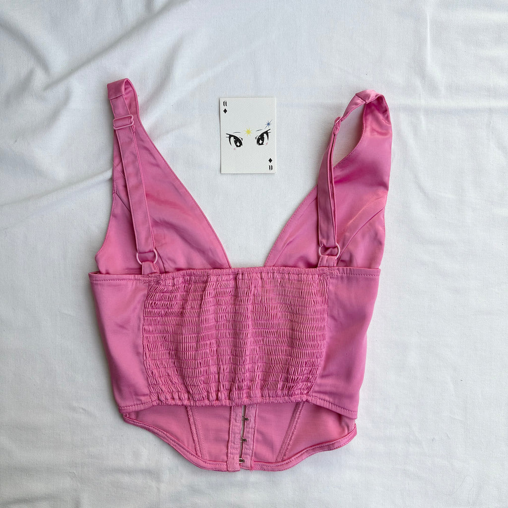 PINK CORSET (Bust : 34-36, Upper Waist : 27-34)