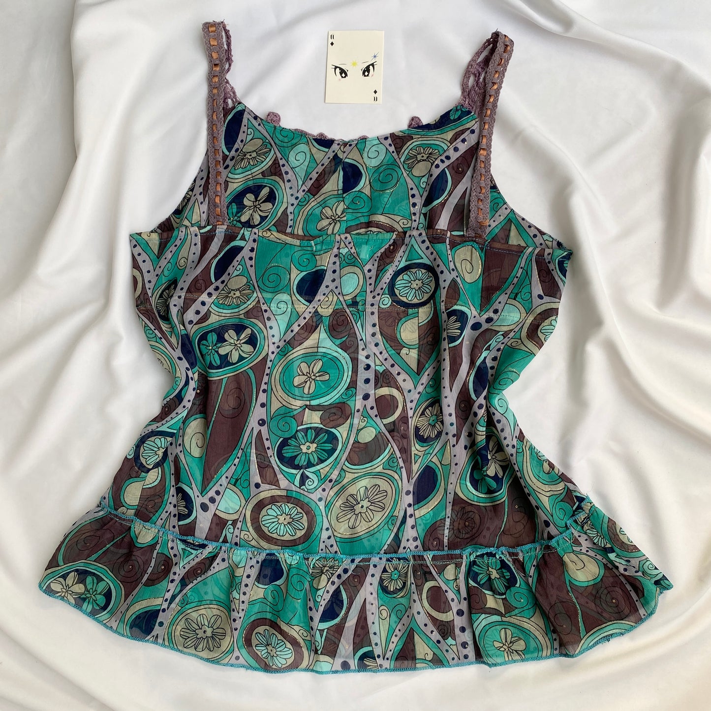 Y2K TOP (Bust : 36-40, Upper Waist : 30-38)