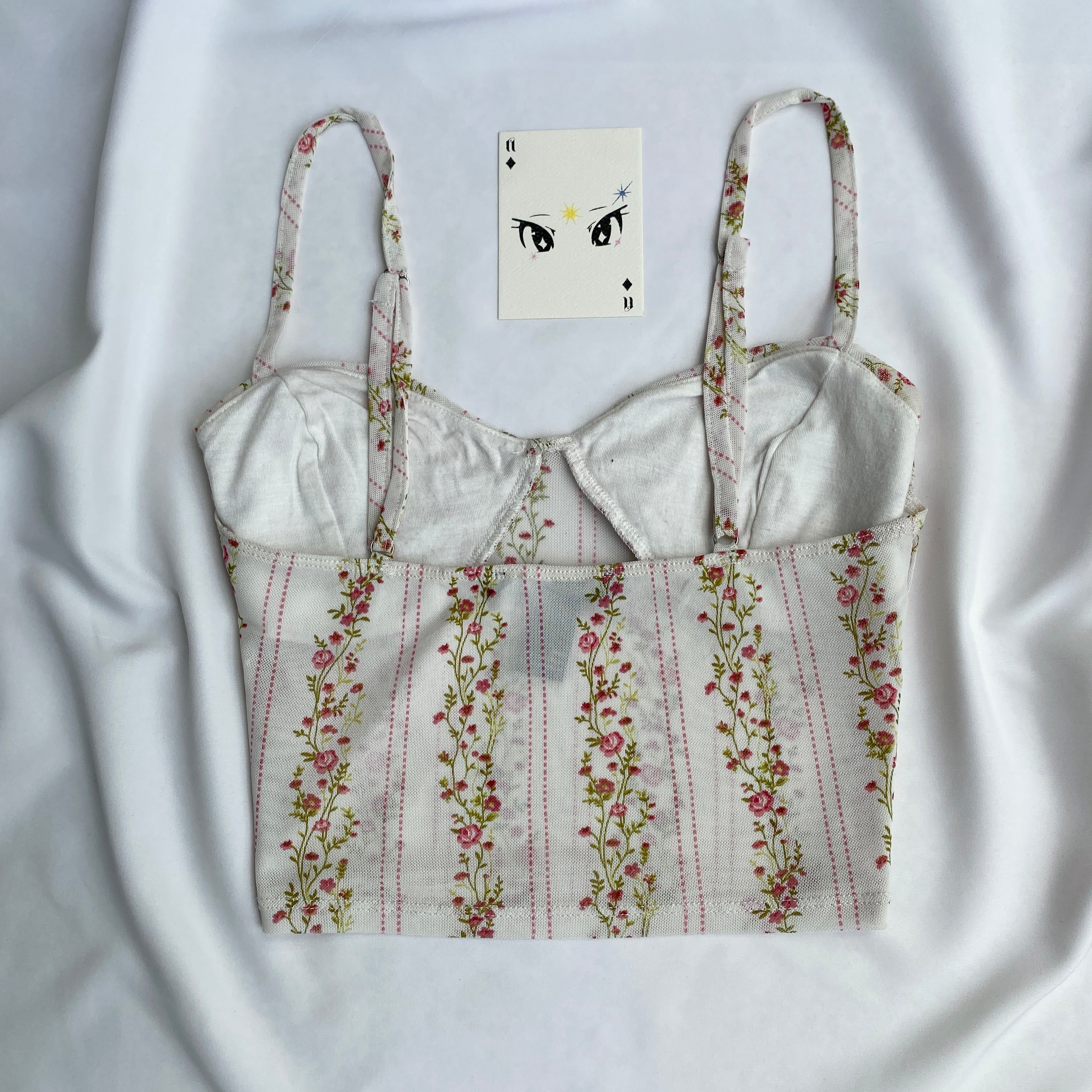 FLORAL TOP (Bust : 30-34, Upper Waist : 24-28)