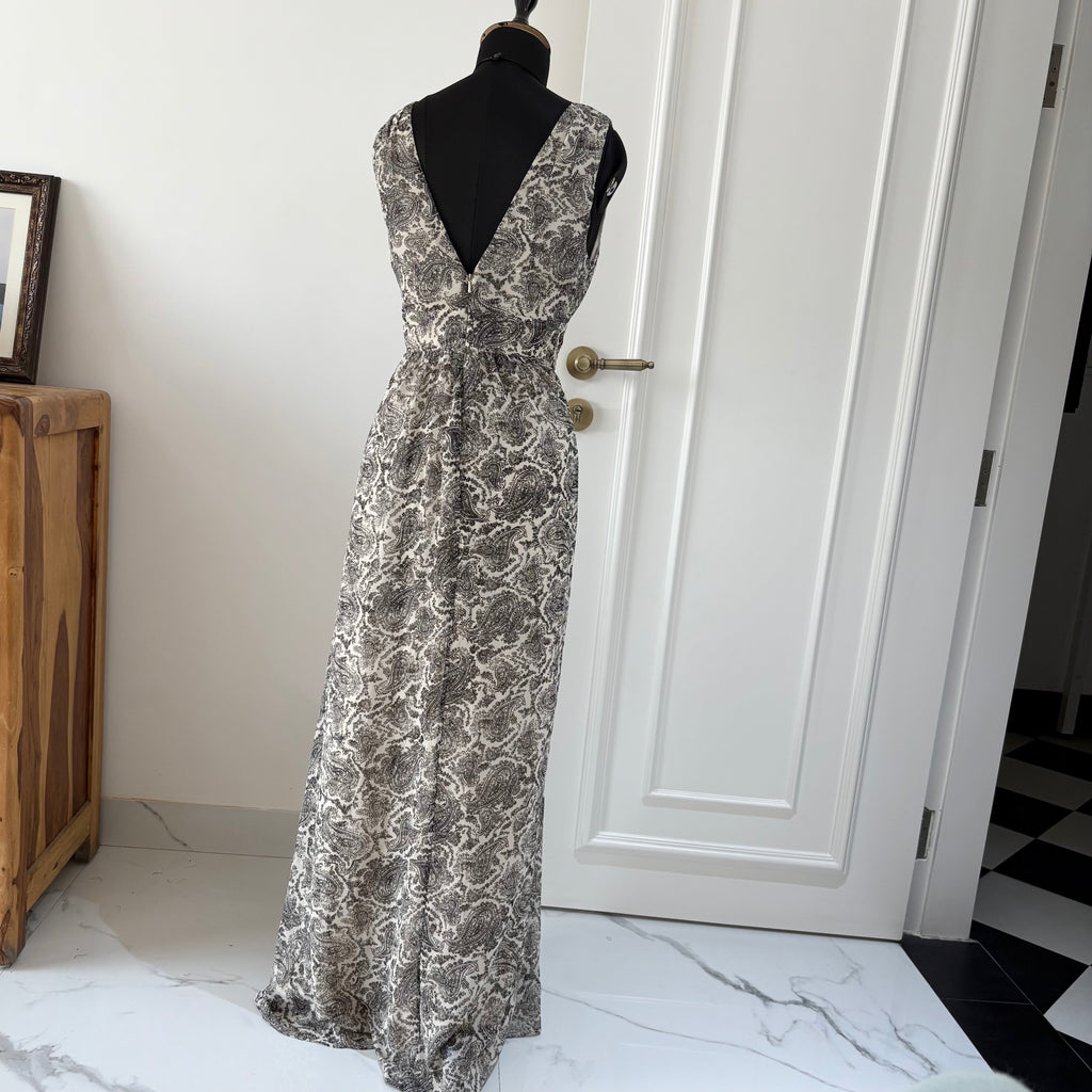 PAISLEY MAXI DRESS (Bust : 34-36, Upper Waist : 28-34)