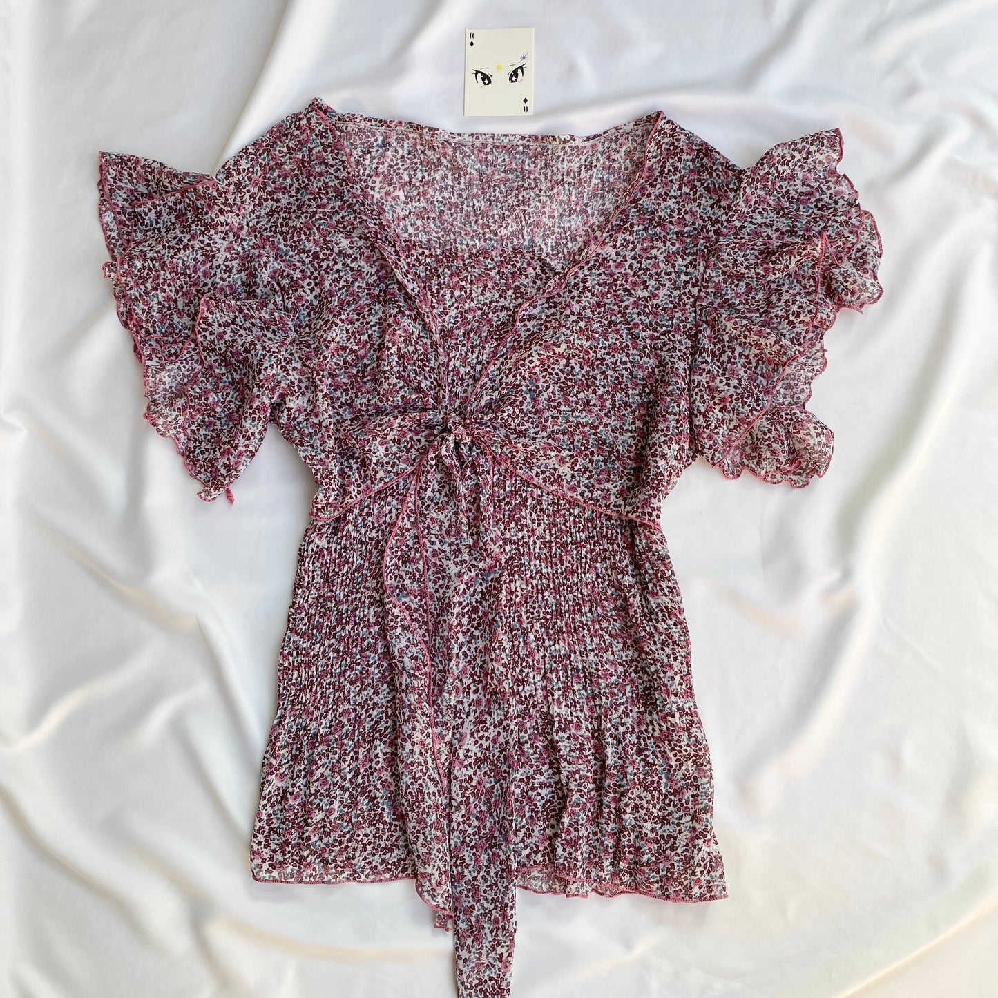 FLORAL SHRUG TOP (Bust : 36-40, Upper Waist : 30-36)