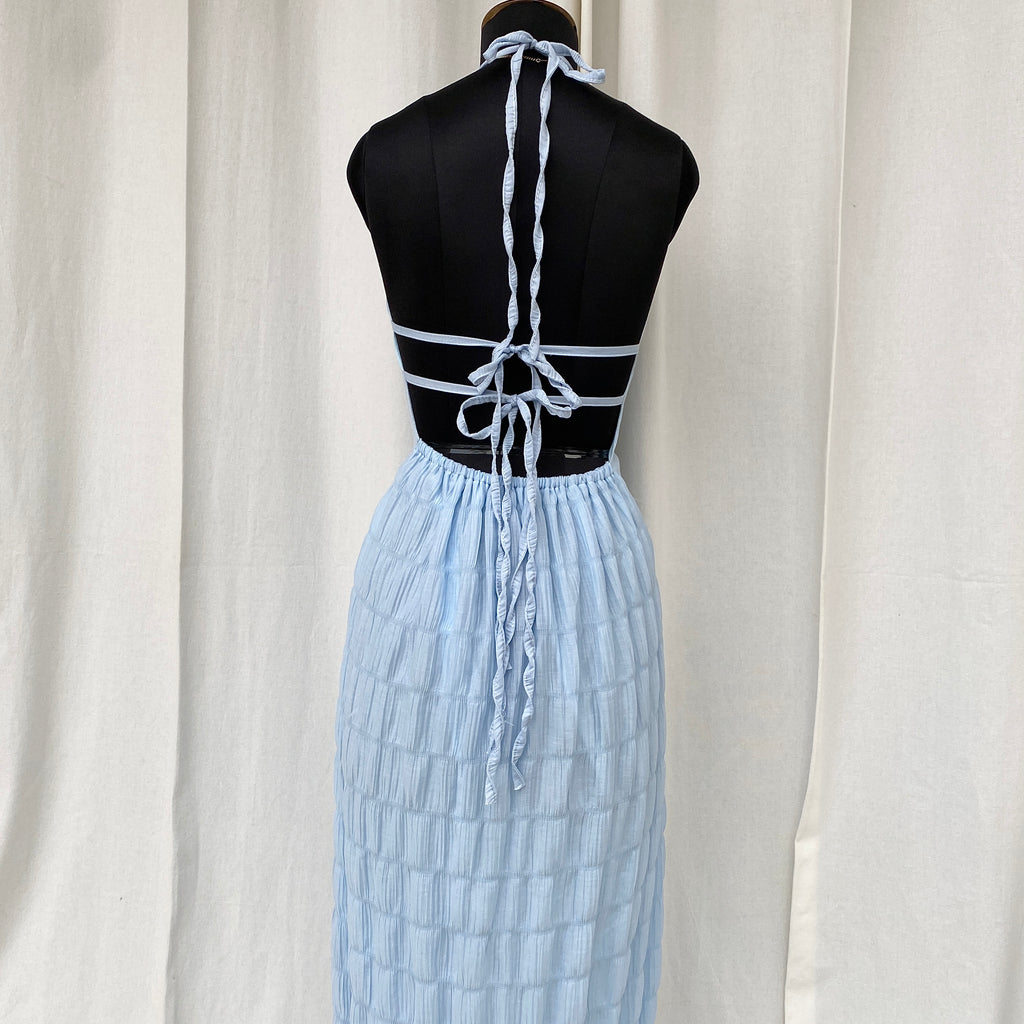 SUNKISSED DRESS IN PASTEL BLUE (Bust : 28-34, Upper Waist : 24-30)
