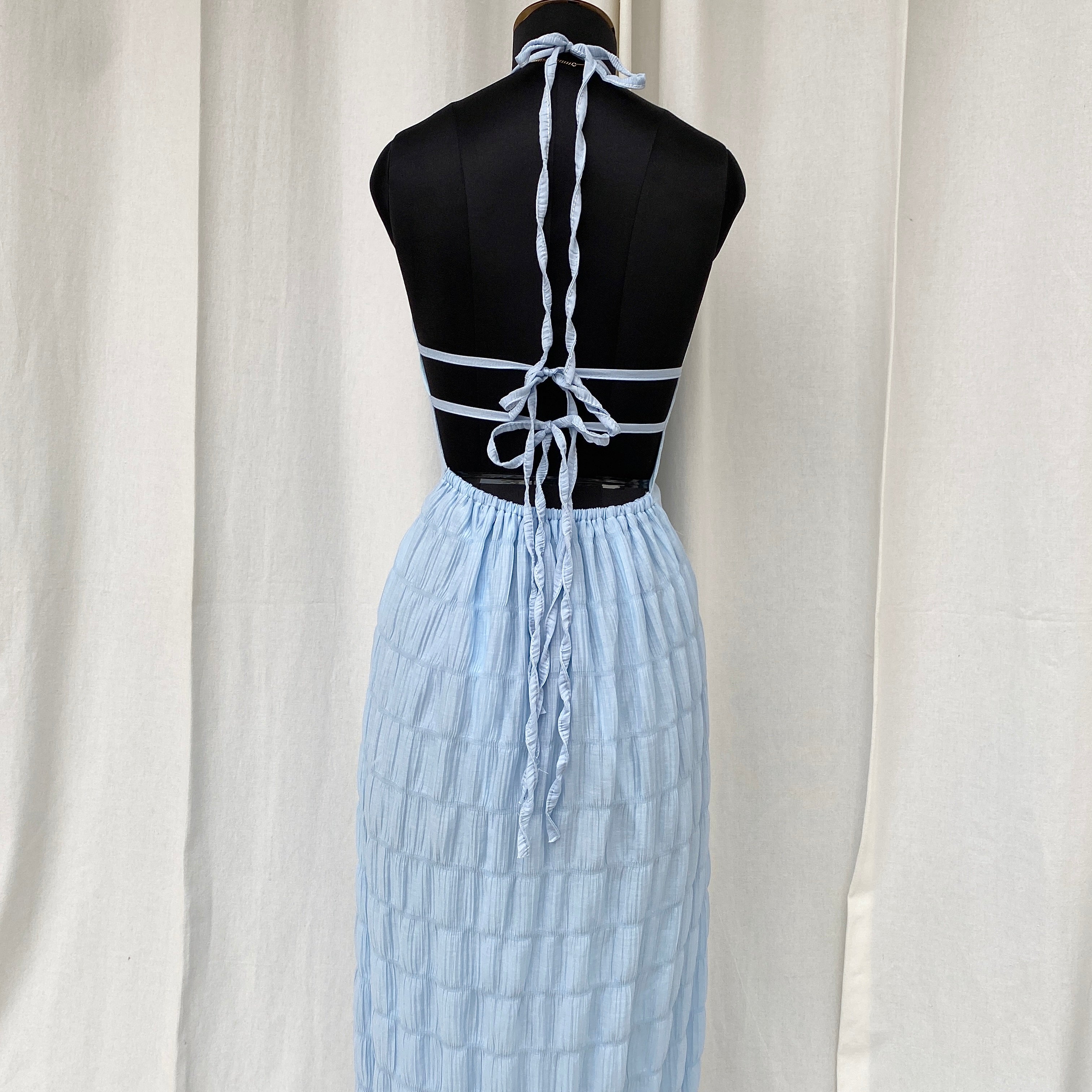 SUNKISSED DRESS IN PASTEL BLUE (Bust : 28-34, Upper Waist : 24-30)