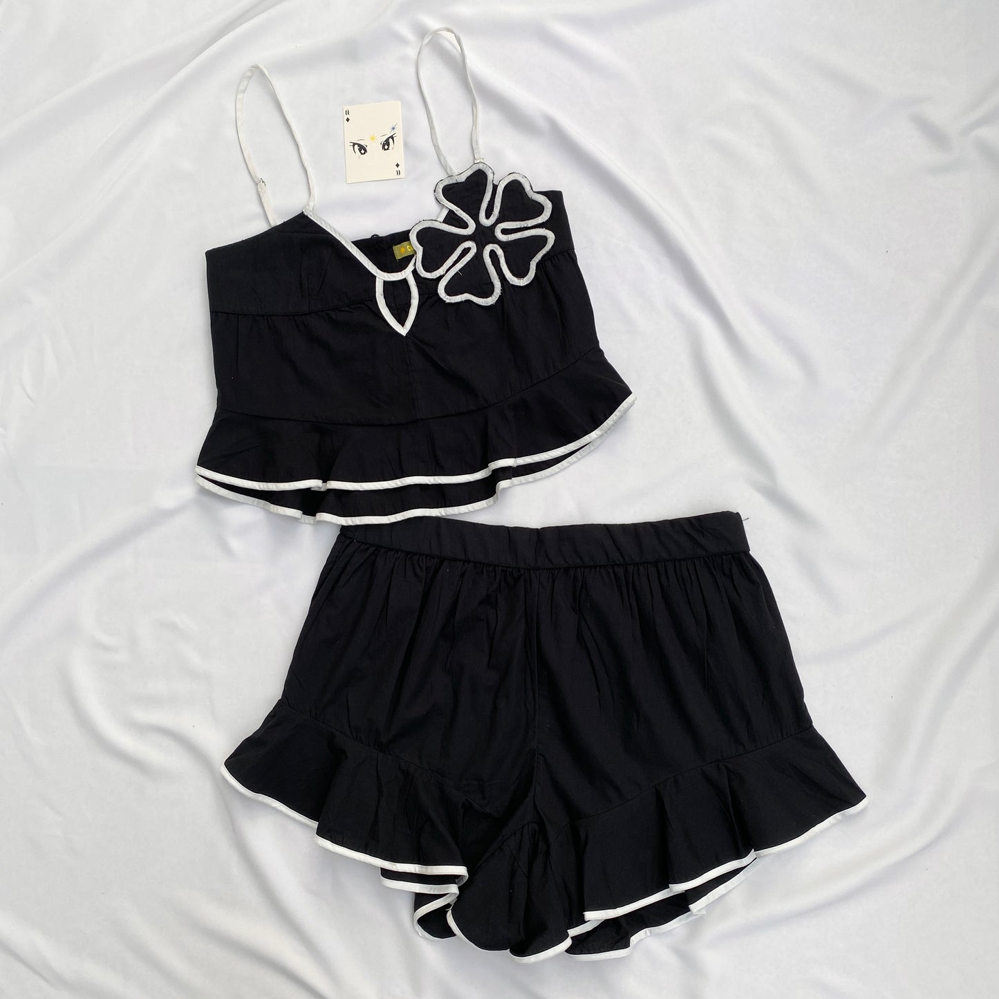 BLACK SET FROM ANTHROPOLOGY (Bust : 34-36, Upper Waist : 28-36)