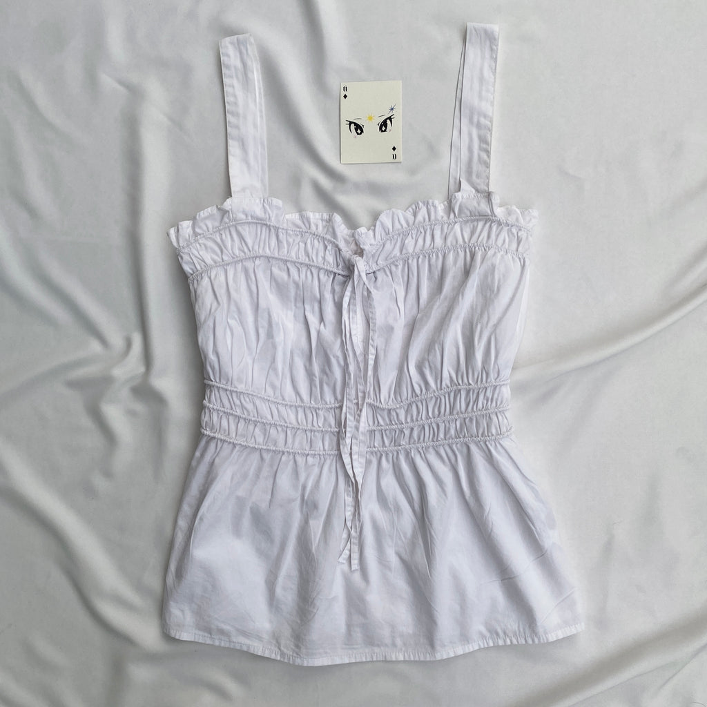 WHITE TOP (Bust : 34-38, Upper Waist : 28-34)