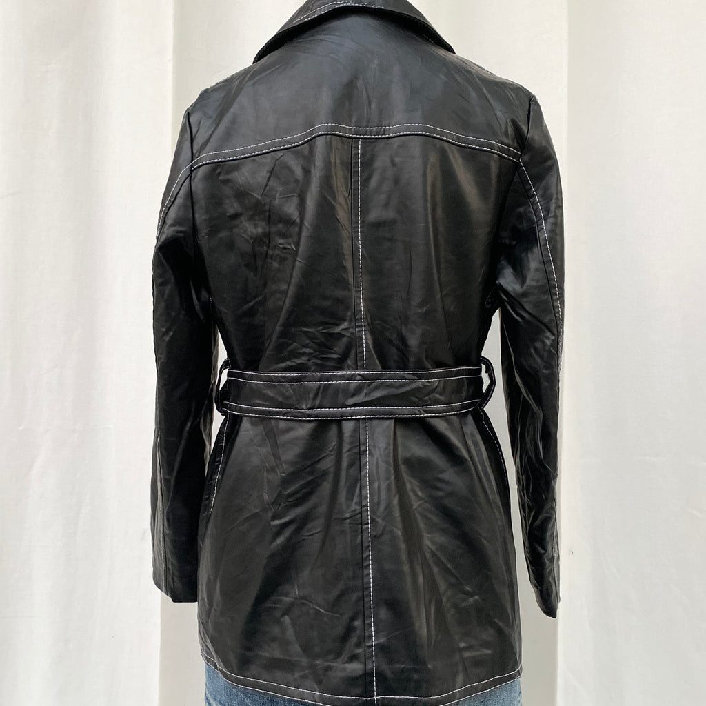 FAUX LEATHER JACKET (XS/S/M Adjustable)