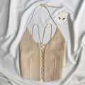 BEIGE KNIT CORSET (Bust : 34-36, Upper Waist : 28-36)